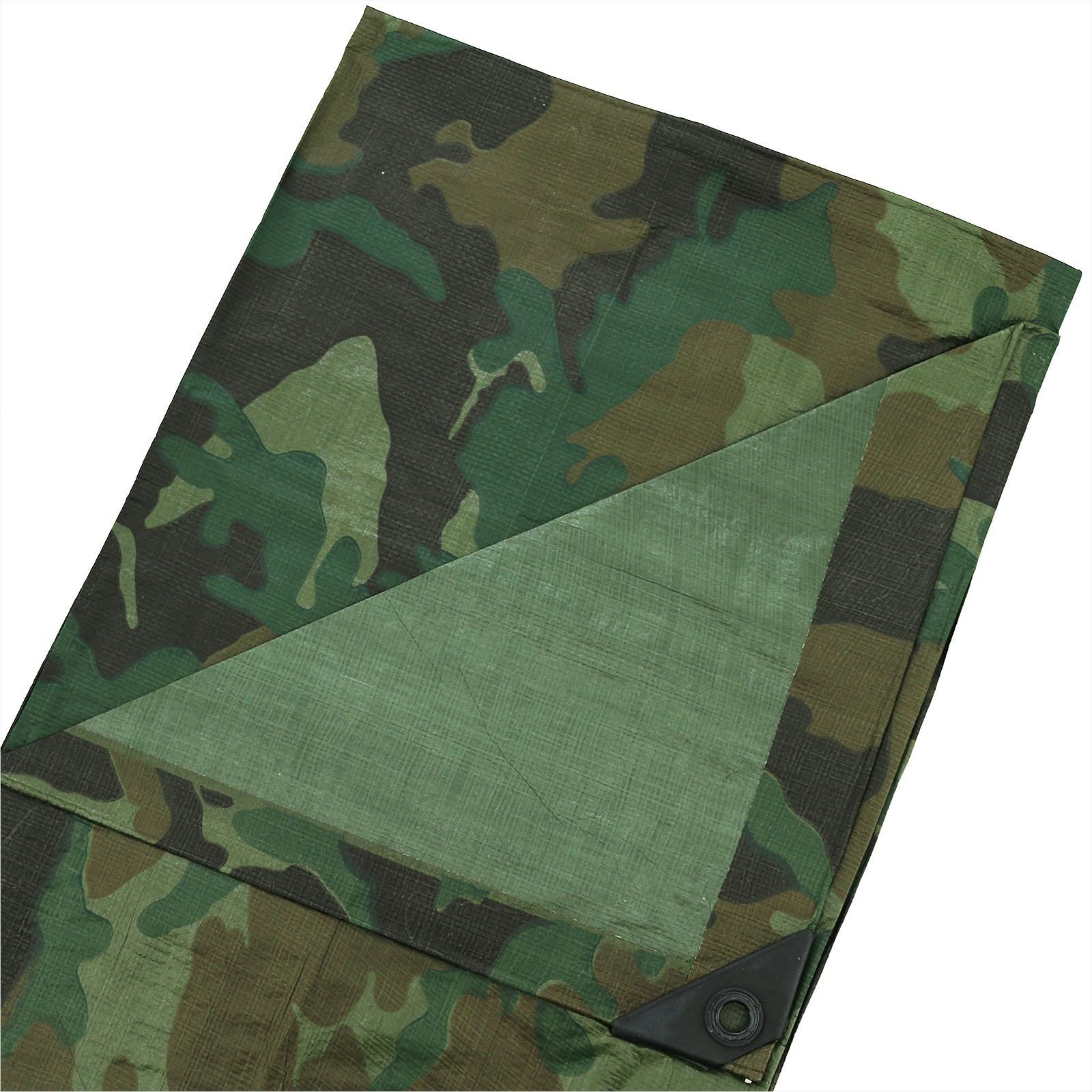 SO.DE.PM Schutzplane Gewebeplane camouflage 140g, m² verschiedene Abmessungen