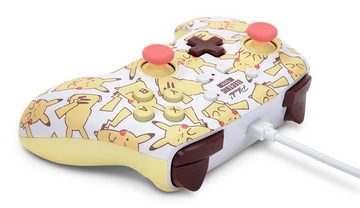 PowerA Verbesserter kabelgebundener Controller für Nintendo Switch Controller (Pikachu-Rouge)