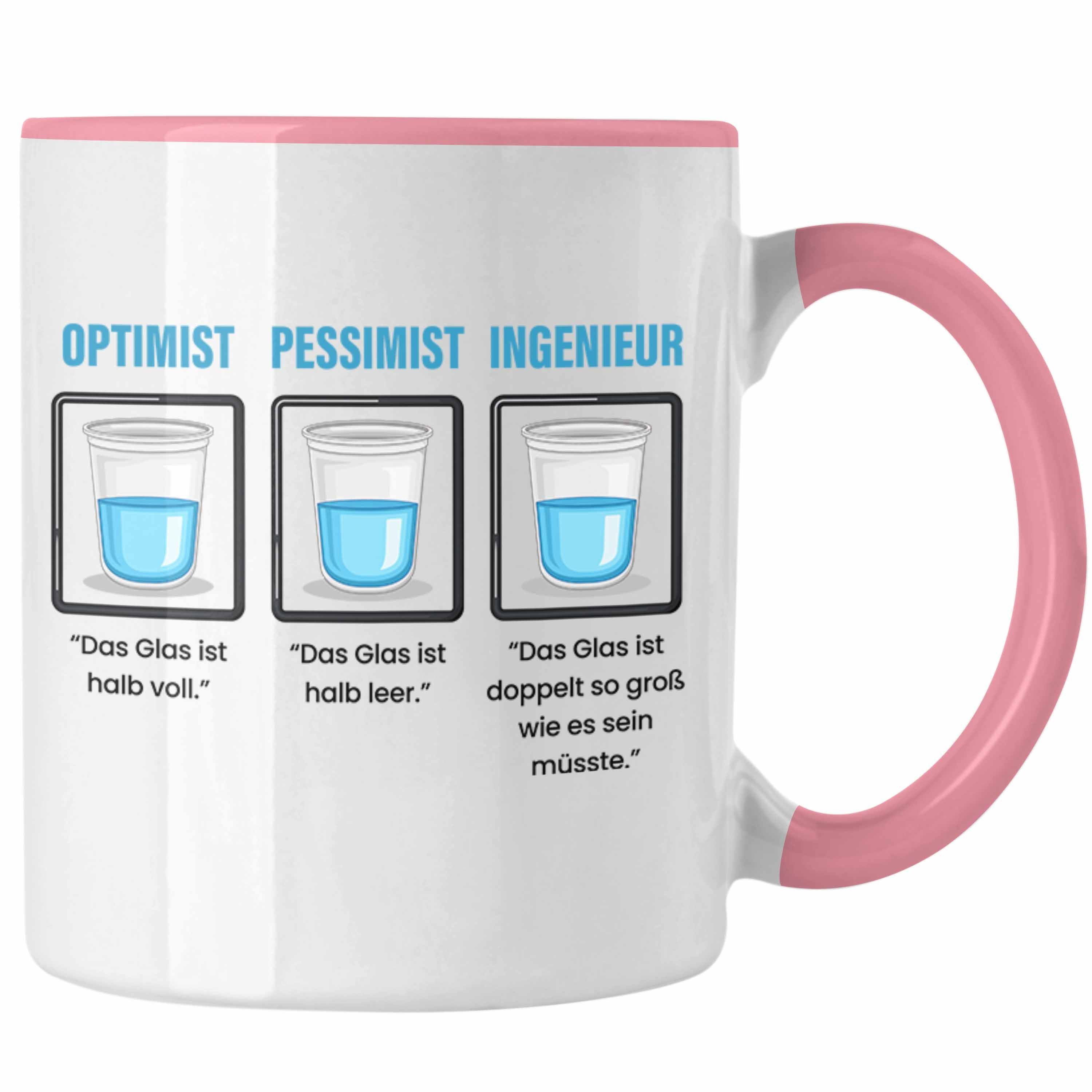 Trendation Tasse Ingenieur Tasse Geschenk Spruch Geschenkidee für