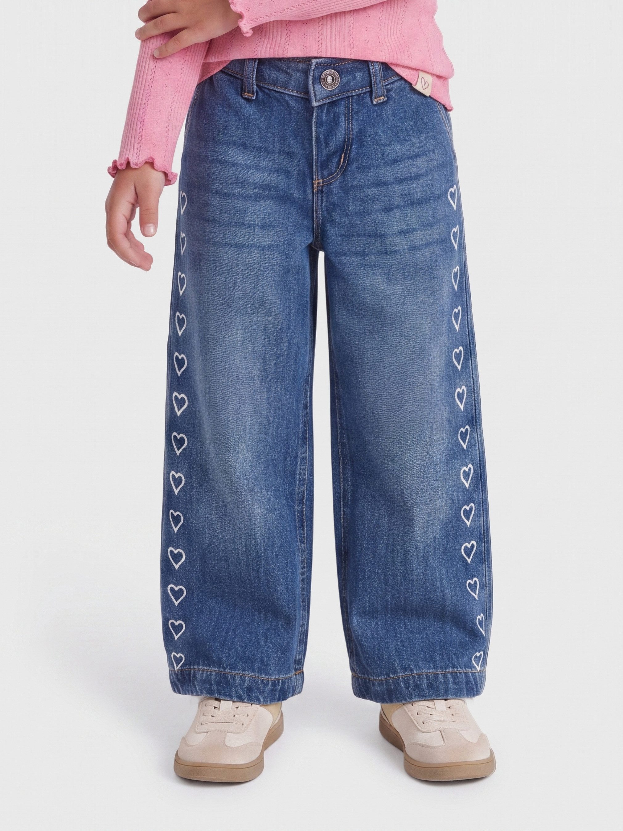 KIDS ONLY Weite Jeans KMGCOMET HEART WIDE DNM DIA3020 NOOS
