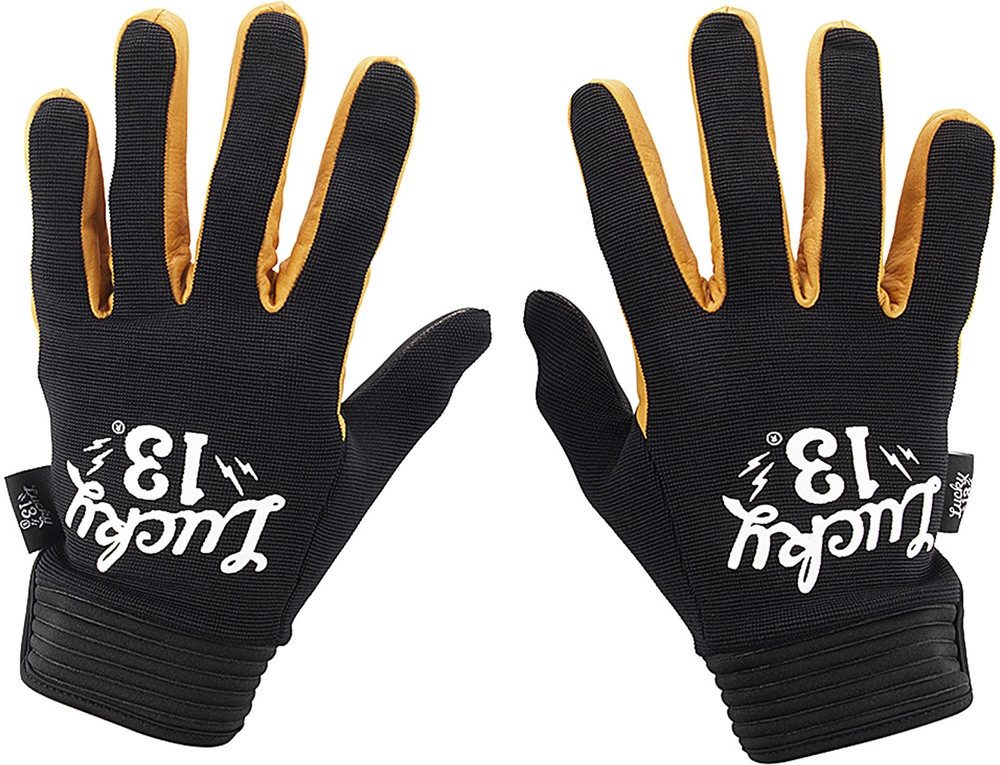 Lucky 13 Motorradhandschuhe L13 Shocker Gloves - Bl/Cg Black