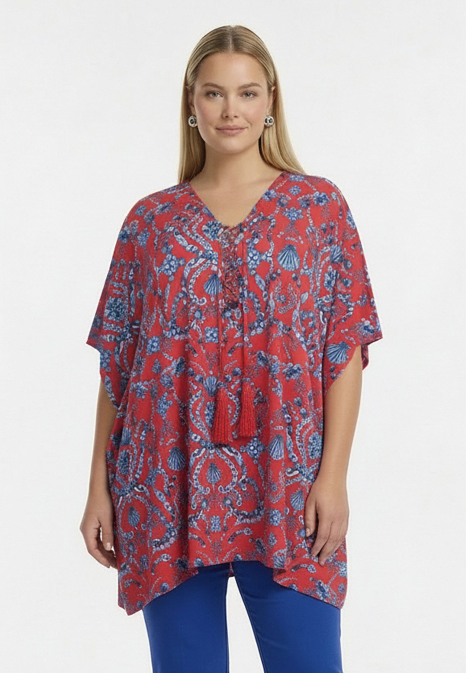 YOEK Cardigan Damen Kaftan ärmellos