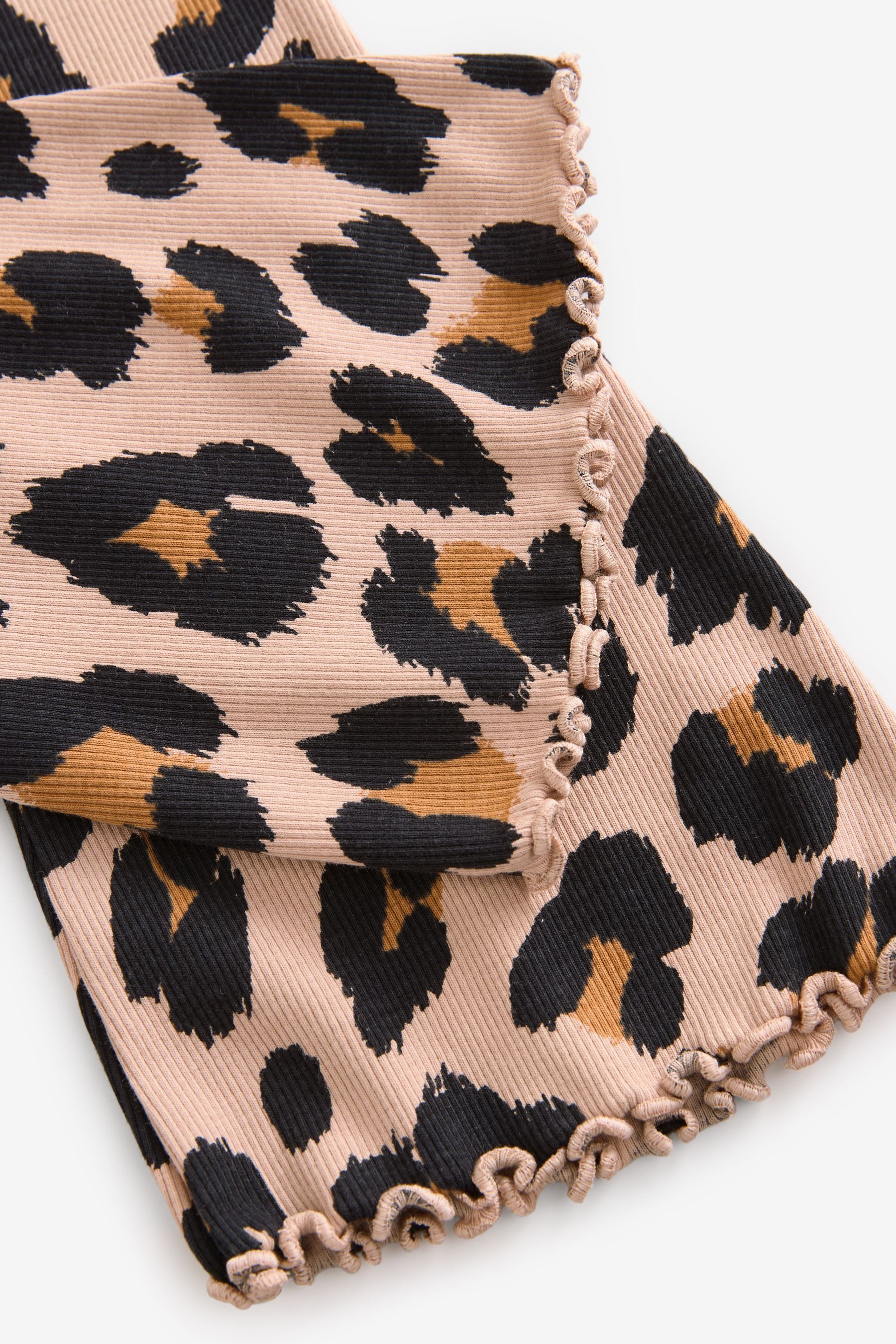 Next Leggings Gerippte Leggings mit ausgestelltem Bein (1-tlg)