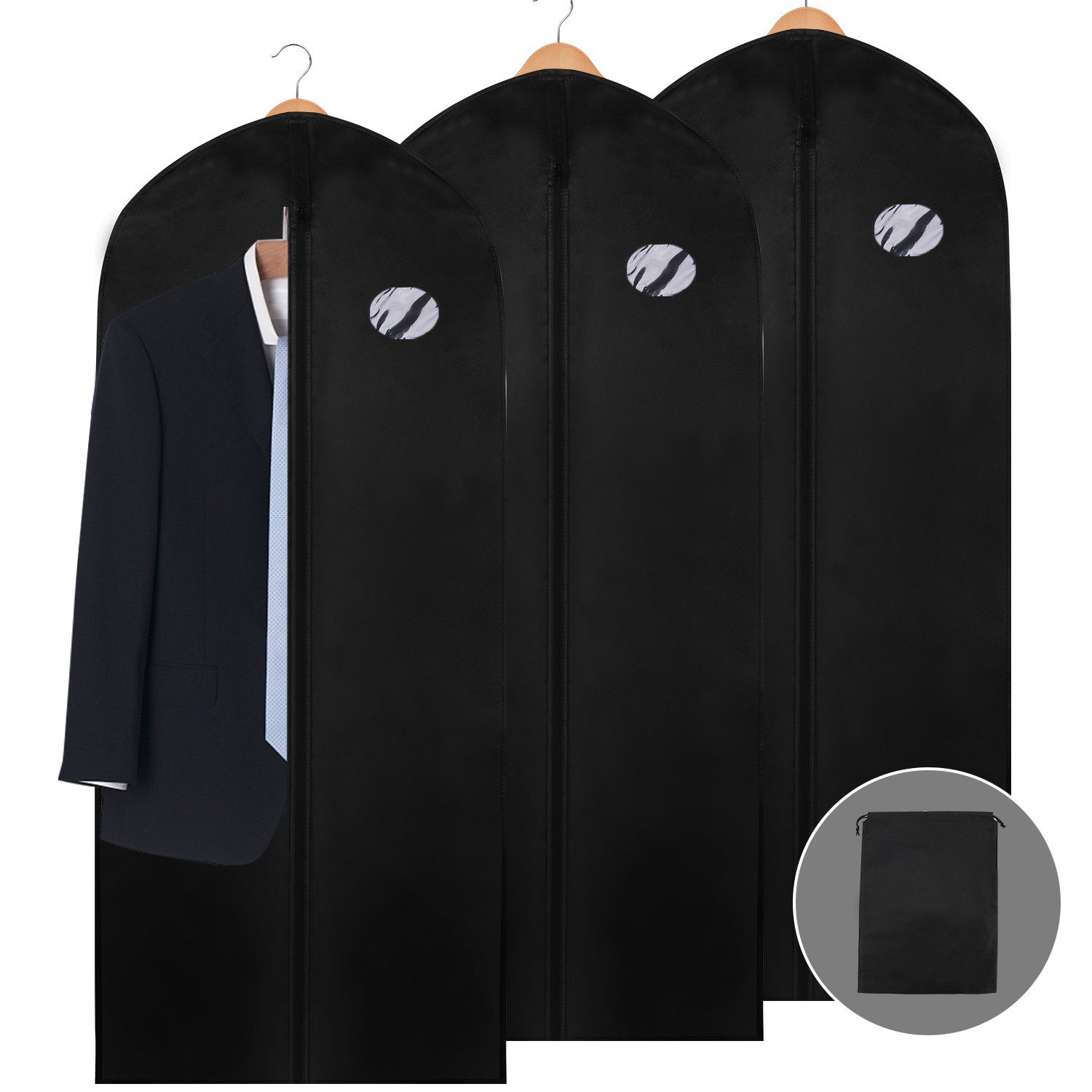 Clanmacy Sitzsack 3St. Kleidersack mit Schuhtasche günstig online kaufen