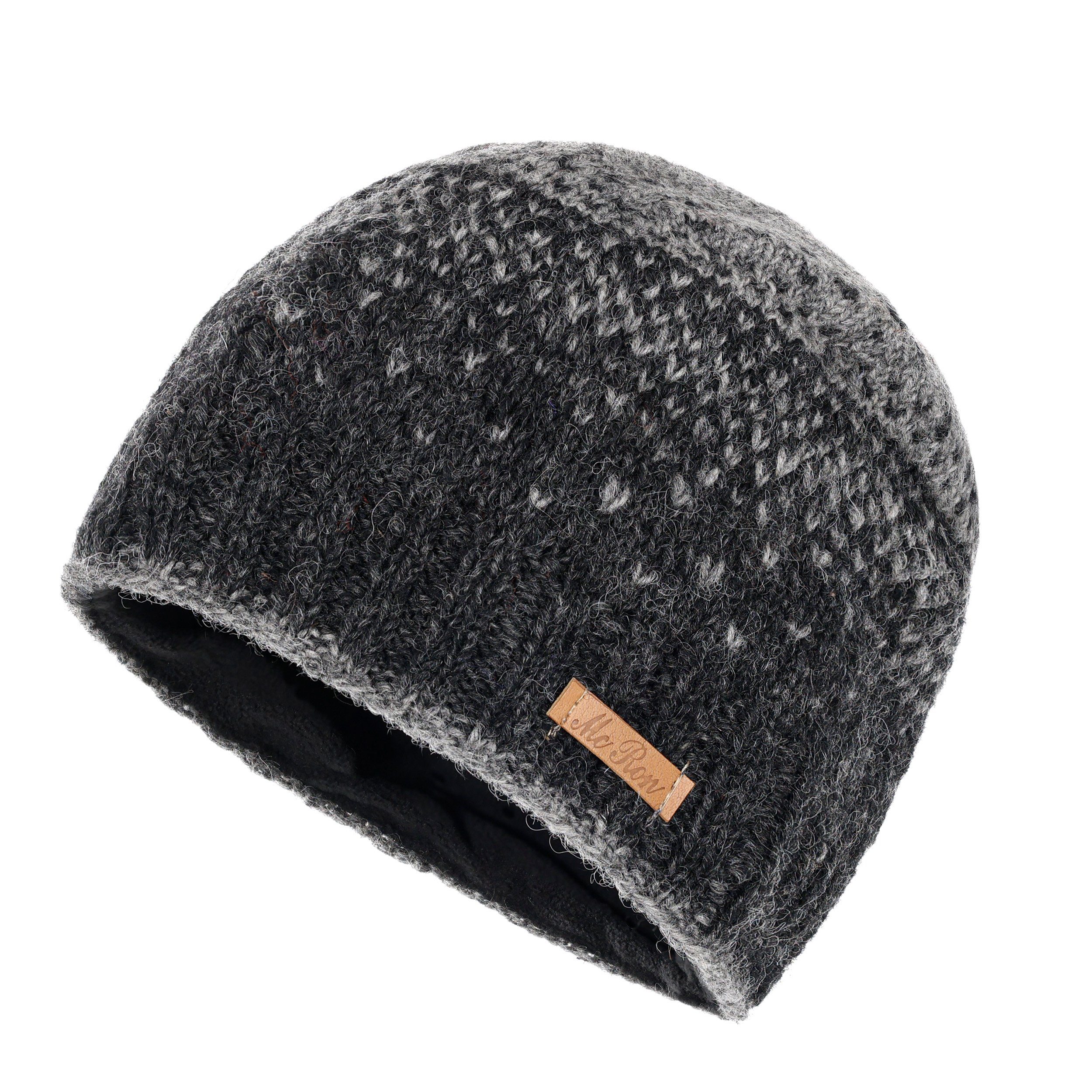 McRon Strickmütze Gefütterte Wollmütze Modell Milan günstig online kaufen