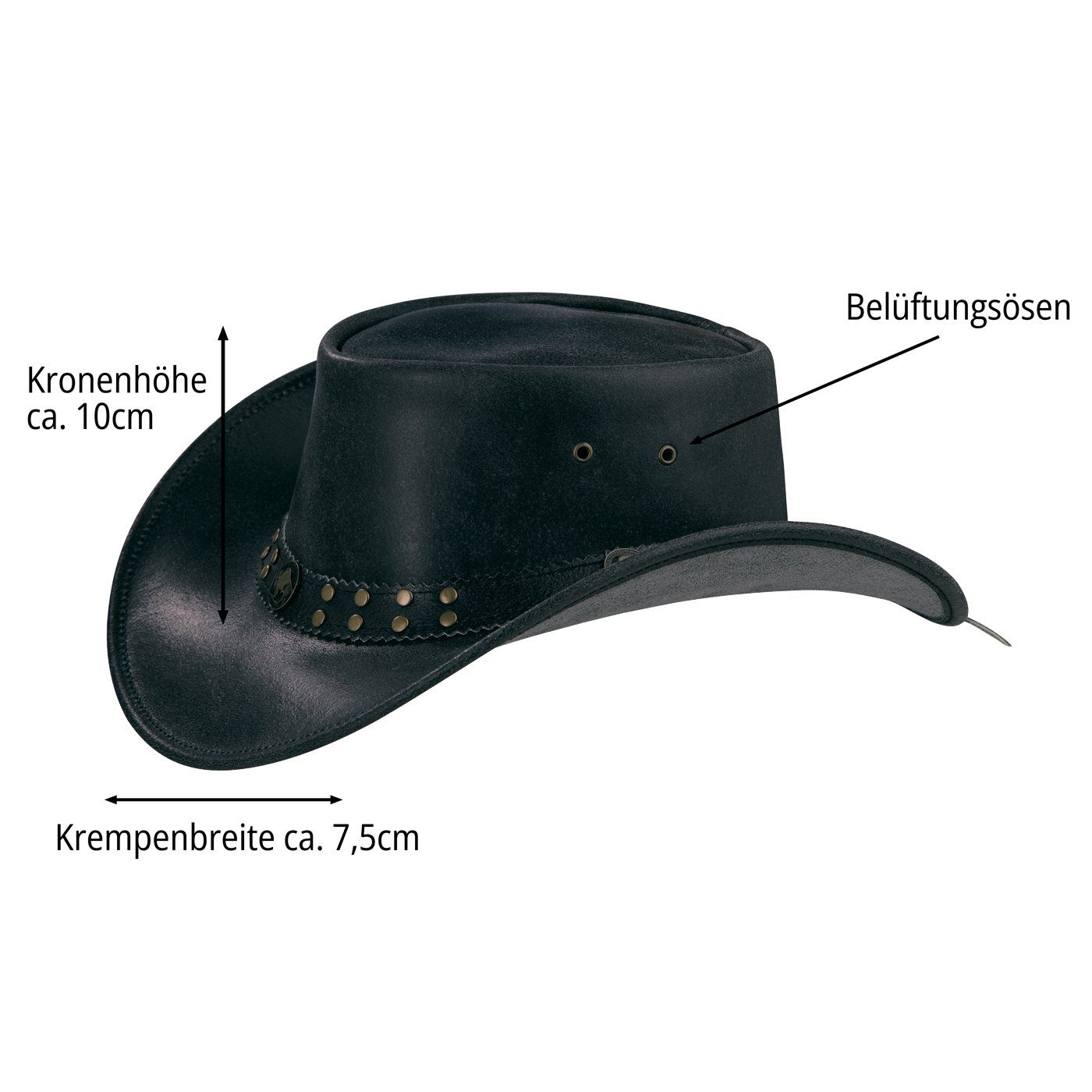 BLACK FOREST FOX Cowboyhut BUFFALO BILL günstig online kaufen