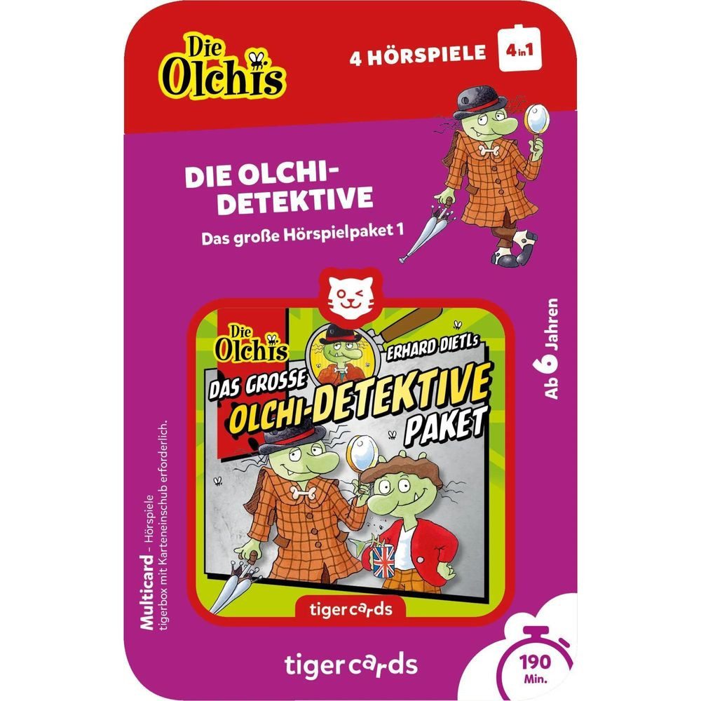 Tiger Media Deutschland GmbH Hörspiel tigercards Multicard - Olchi-Detektive - 4 Hörspiele (Folgen 1 - 4)