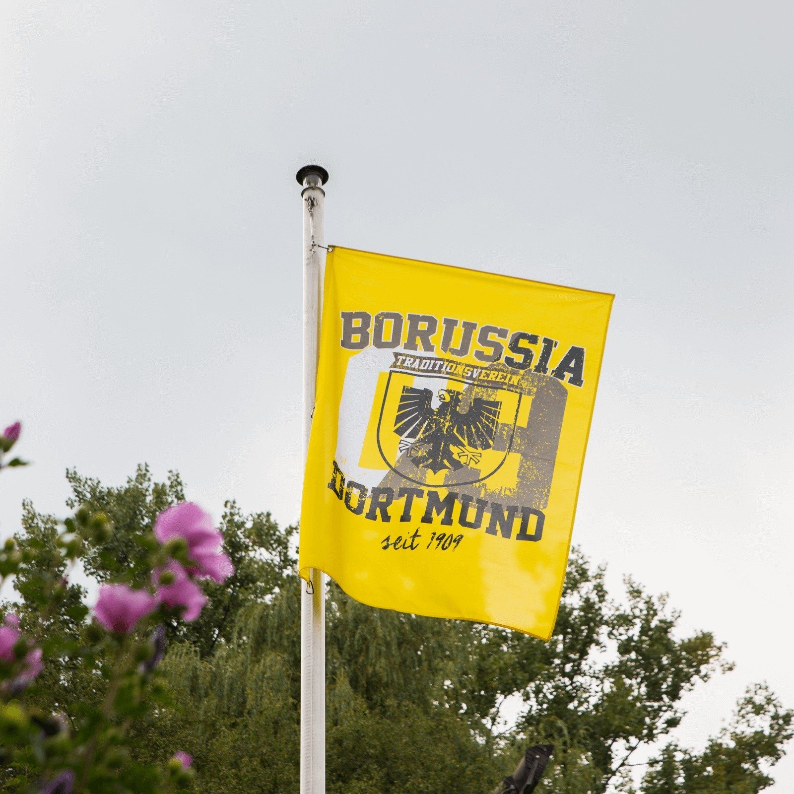 BVB Fahne BVB-Hissfahne mit Stadtwappen (150 x 100 cm) (Packung, 1-St., Fahne)