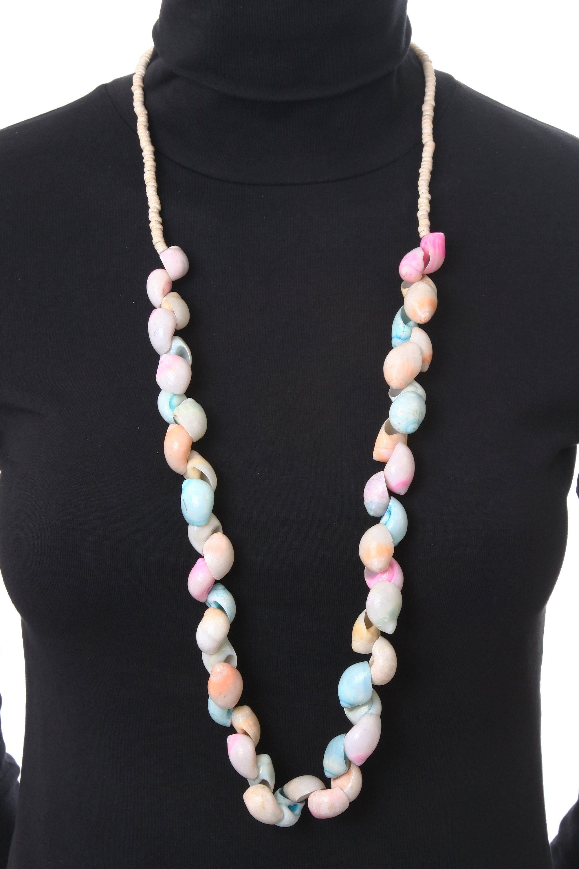 COLLEZIONE ALESSANDRO Lange Kette Melisa, mit echten Muscheln