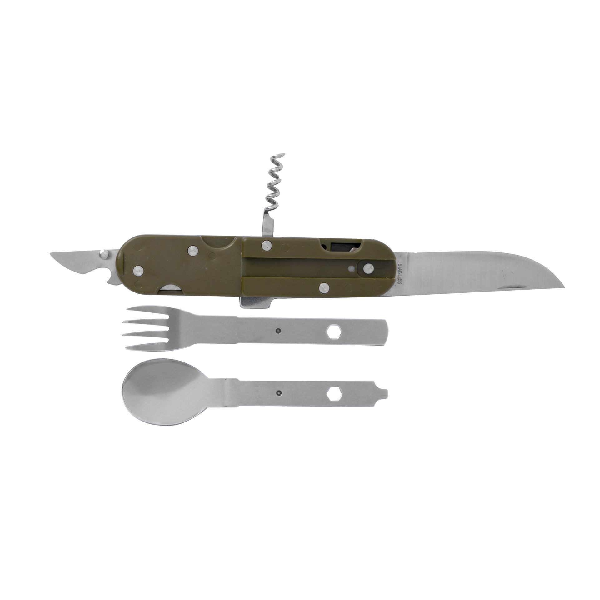 Origin Outdoors Campinglöffel Origin Outdoors Biwak Mount Besteck – Edelstahl Camping
