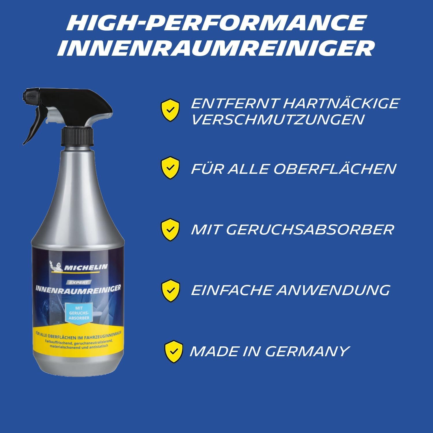 Michelin Expert 1 Liter Cockpitspray Innenraum Reiniger Pflege Cockpit-Reiniger