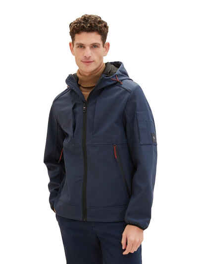 TOM TAILOR Softshelljacke mit Kapuze