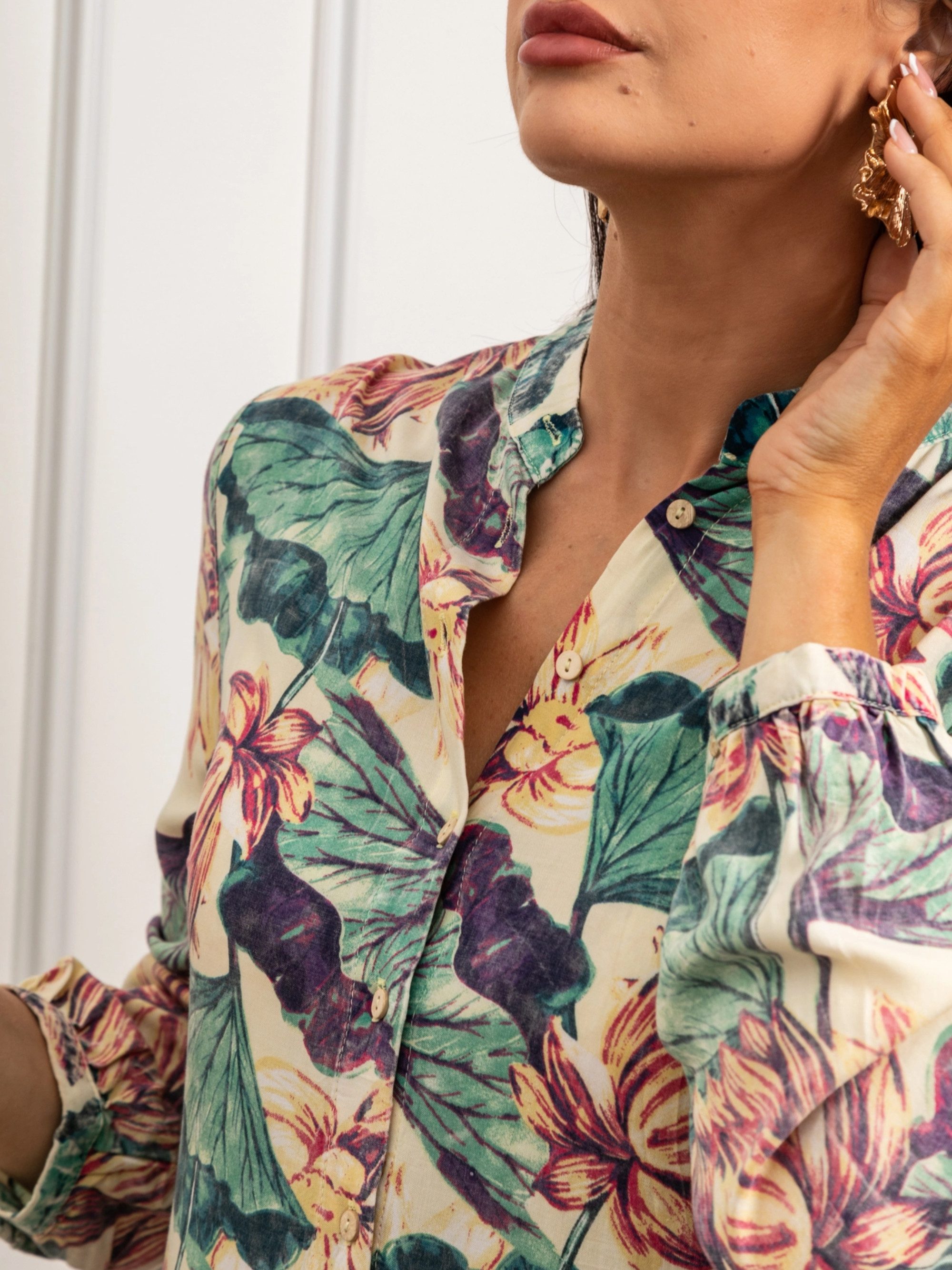 ANNIS Fashion & Accessoires Maxikleid "FADED EDEN" (1-tlg) NEU, Viskose, ve günstig online kaufen