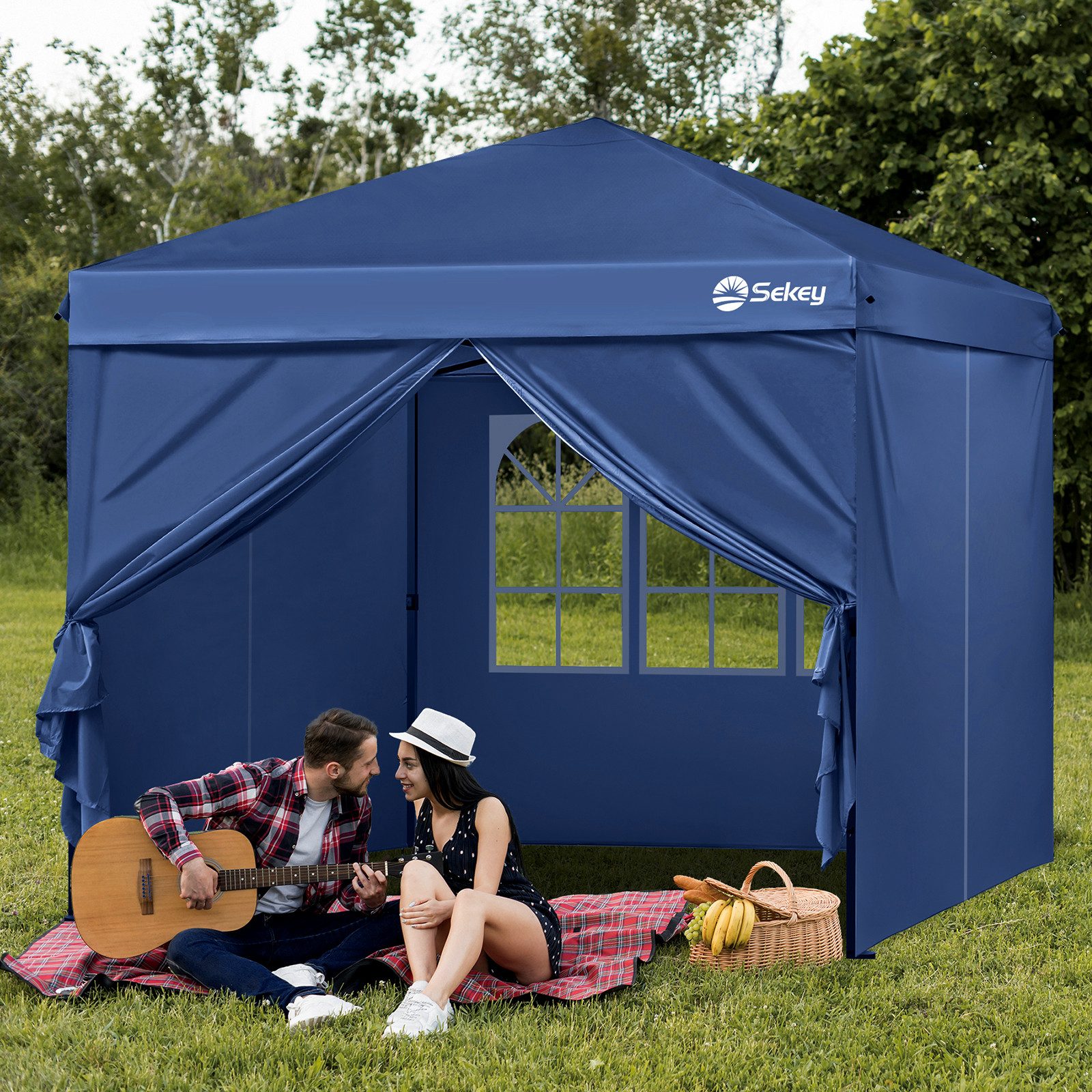Sekey Faltpavillon 300x300 cm Pavillon Gartenpavillon günstig online kaufen