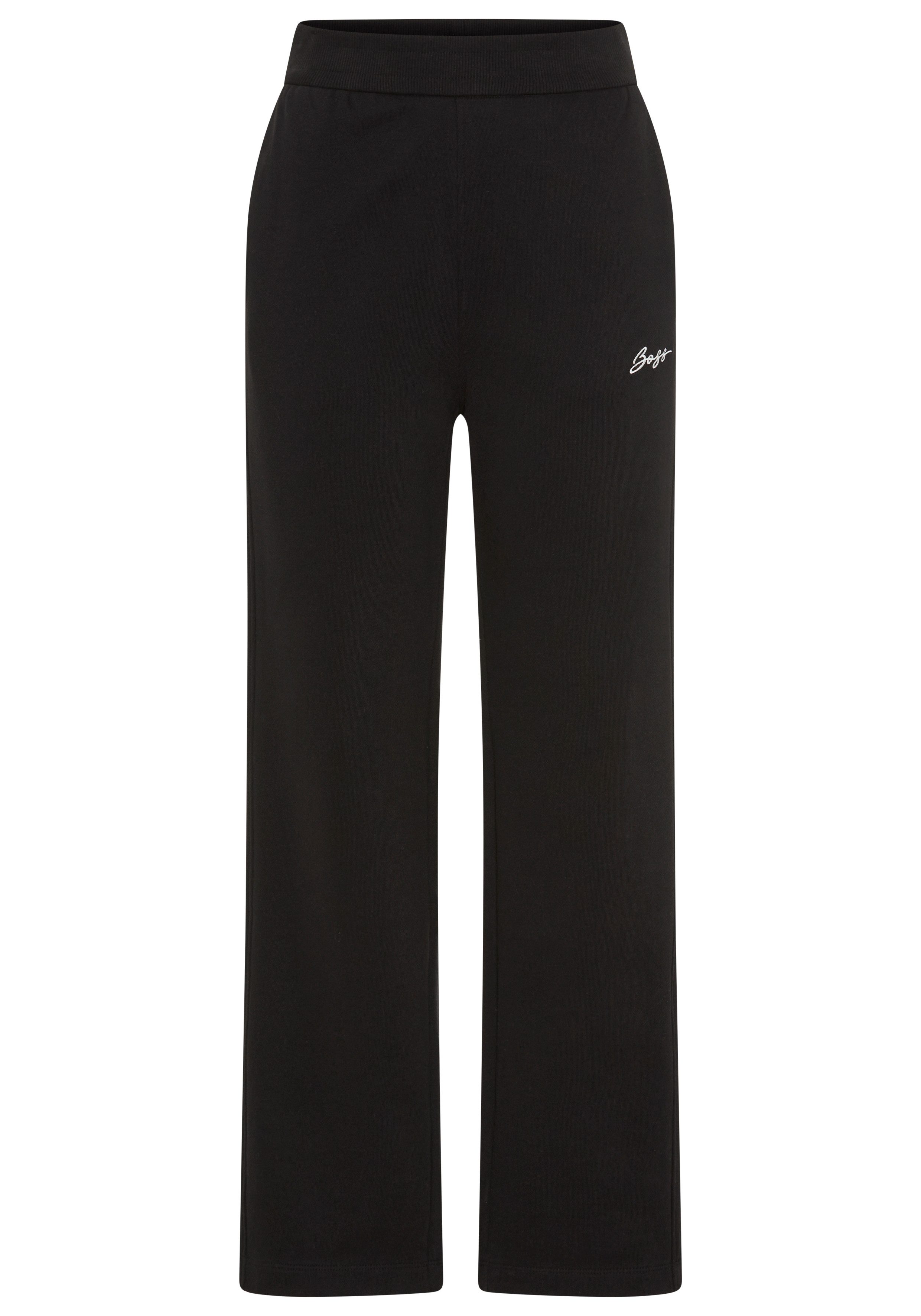 BOSS ORANGE Jogger Pants Endless Premium Damenmode mit geripptem Bund, gerade geschnitten