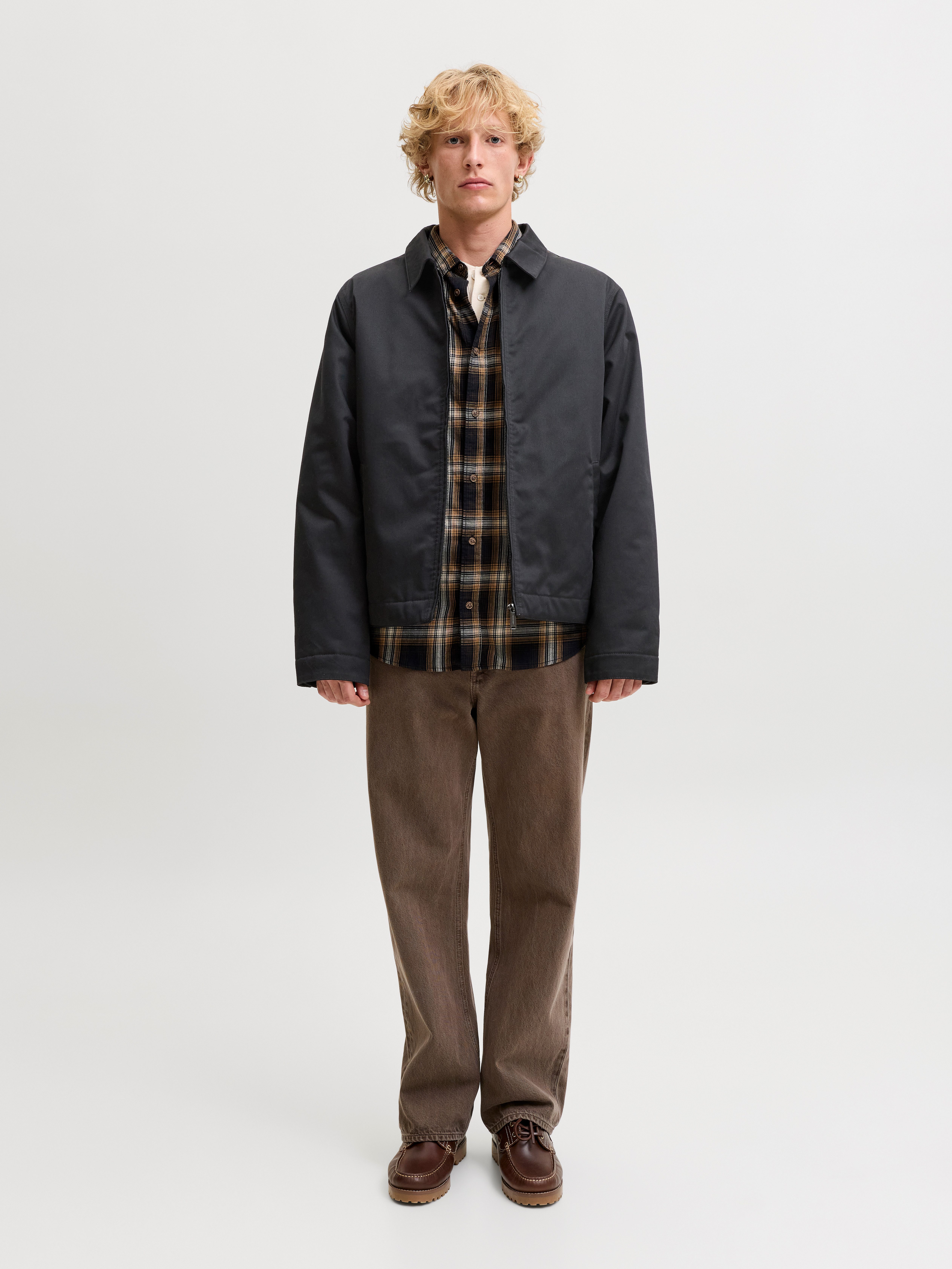 Jack & Jones Kurzjacke JJECOLTON WORKER JACKET NOOS Materialmix, regular fit – Bild 5 von 5