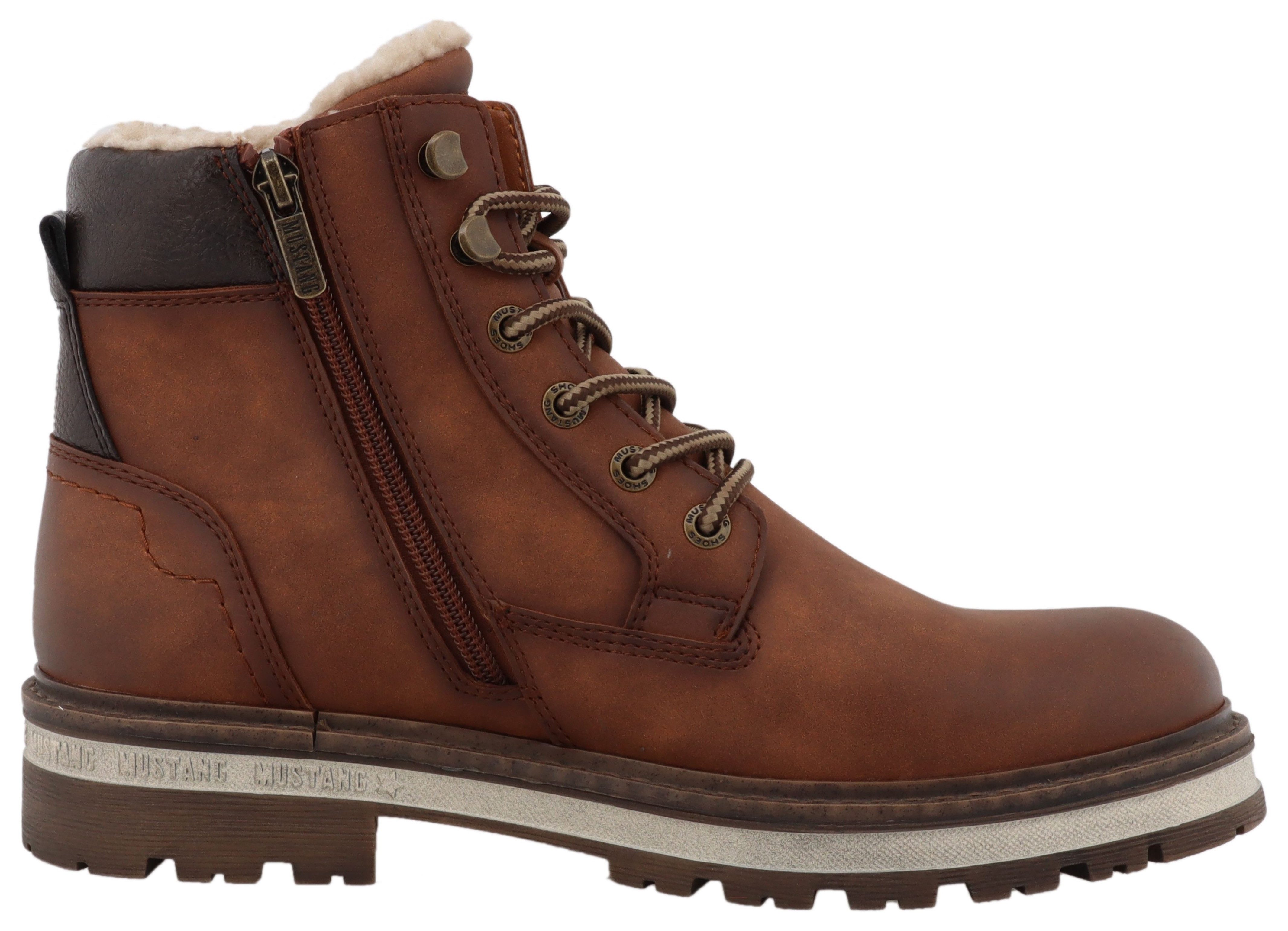 Mustang Shoes Merem Winterboots Schnürstiefel, Winterstiefel mit TEX-Ausstattung – Bild 5 von 5