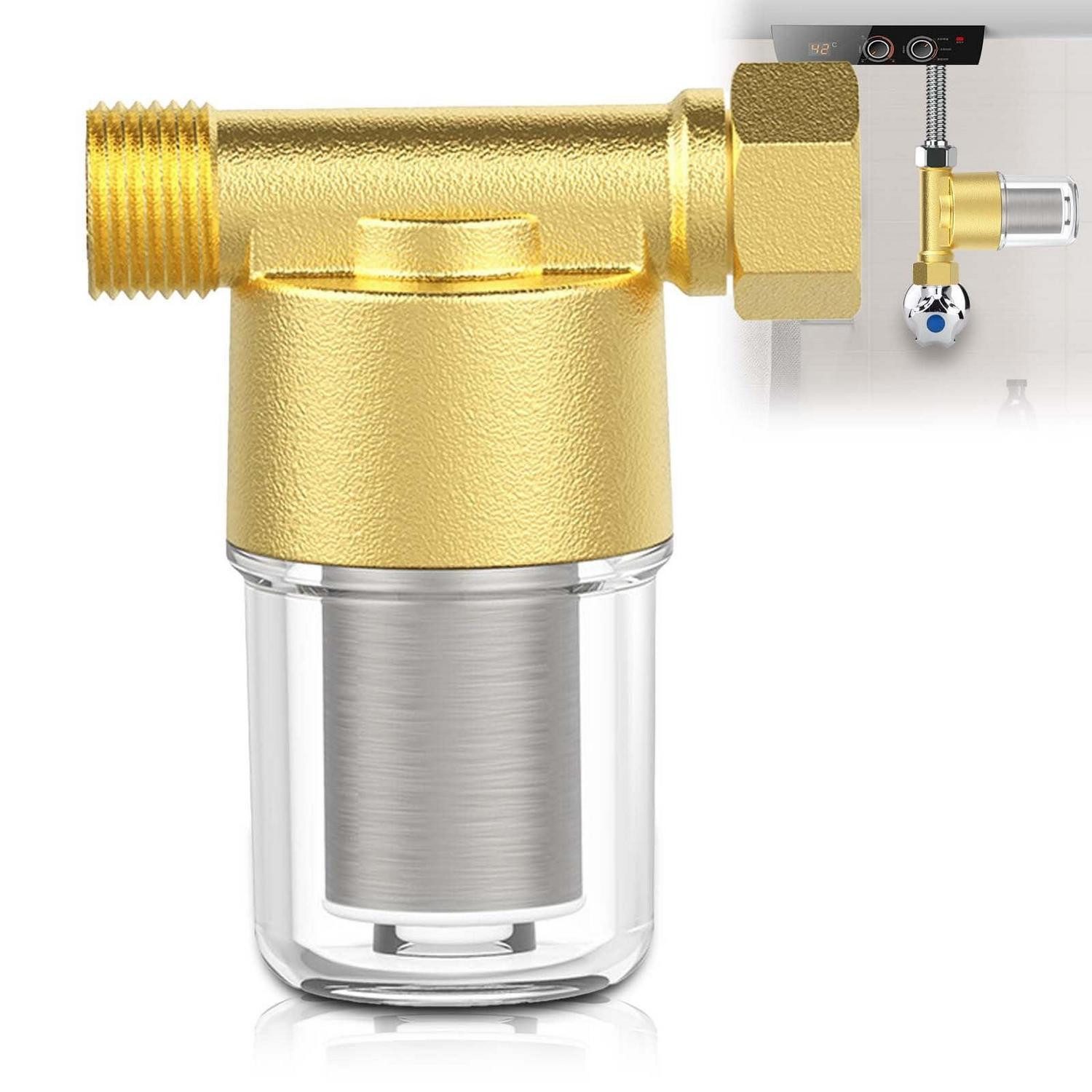 LuxusKollektion Wasserfilter Wasserfilter 1/2 Zoll 40μm Edelstahl Messing