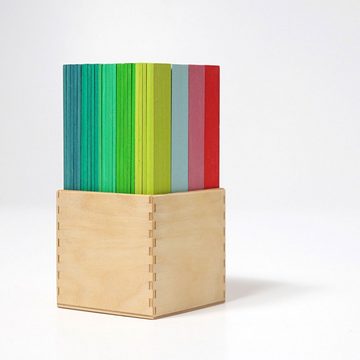 GRIMM´S Spiel und Holz Design Spielbausteine Leonardo Stäbchen 100 Stäbchen bunt Holzspielzeug