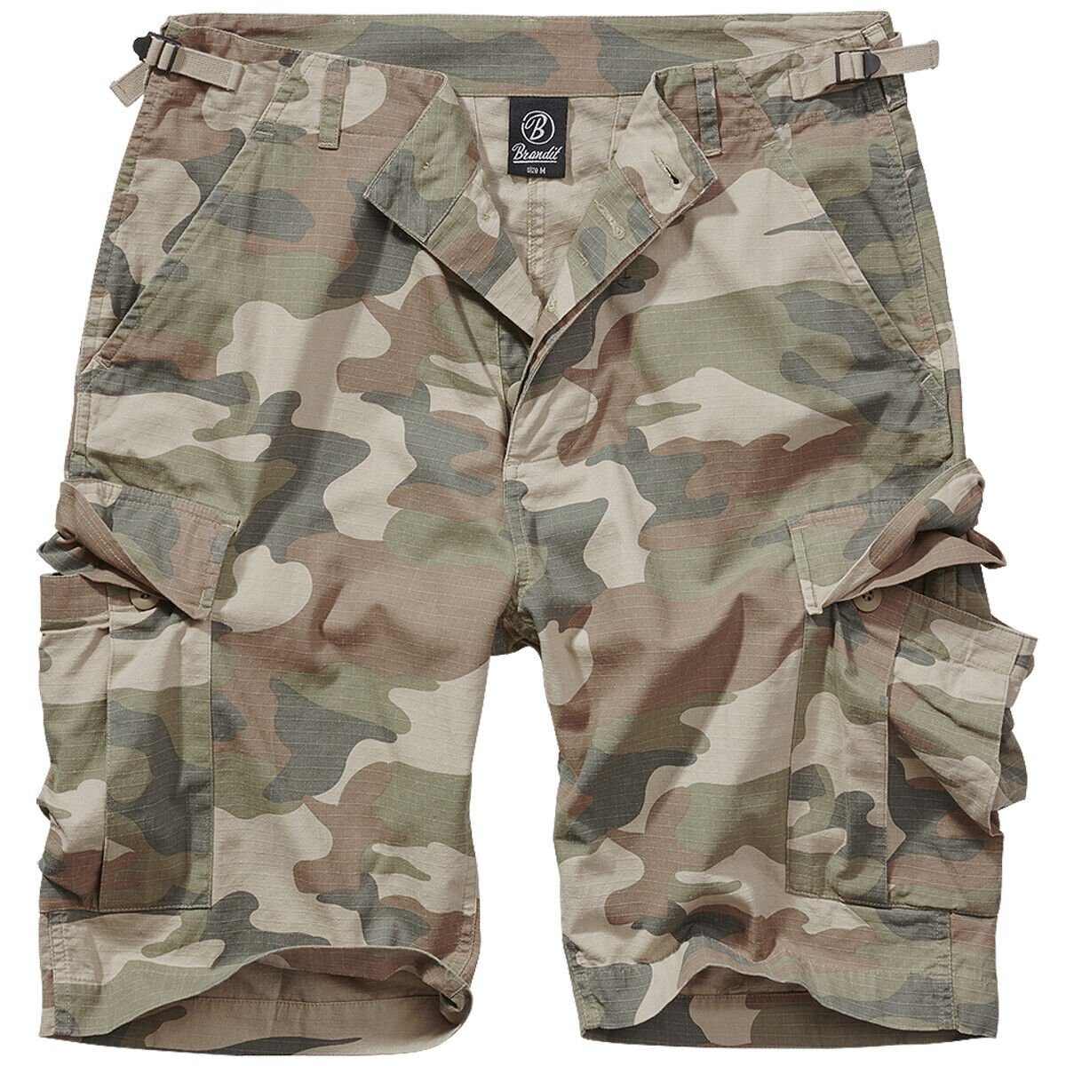 Brandit Cargohose Herren Bermuda Cargo Shorts knielang Kurze Hose Short Sommer Ripstop