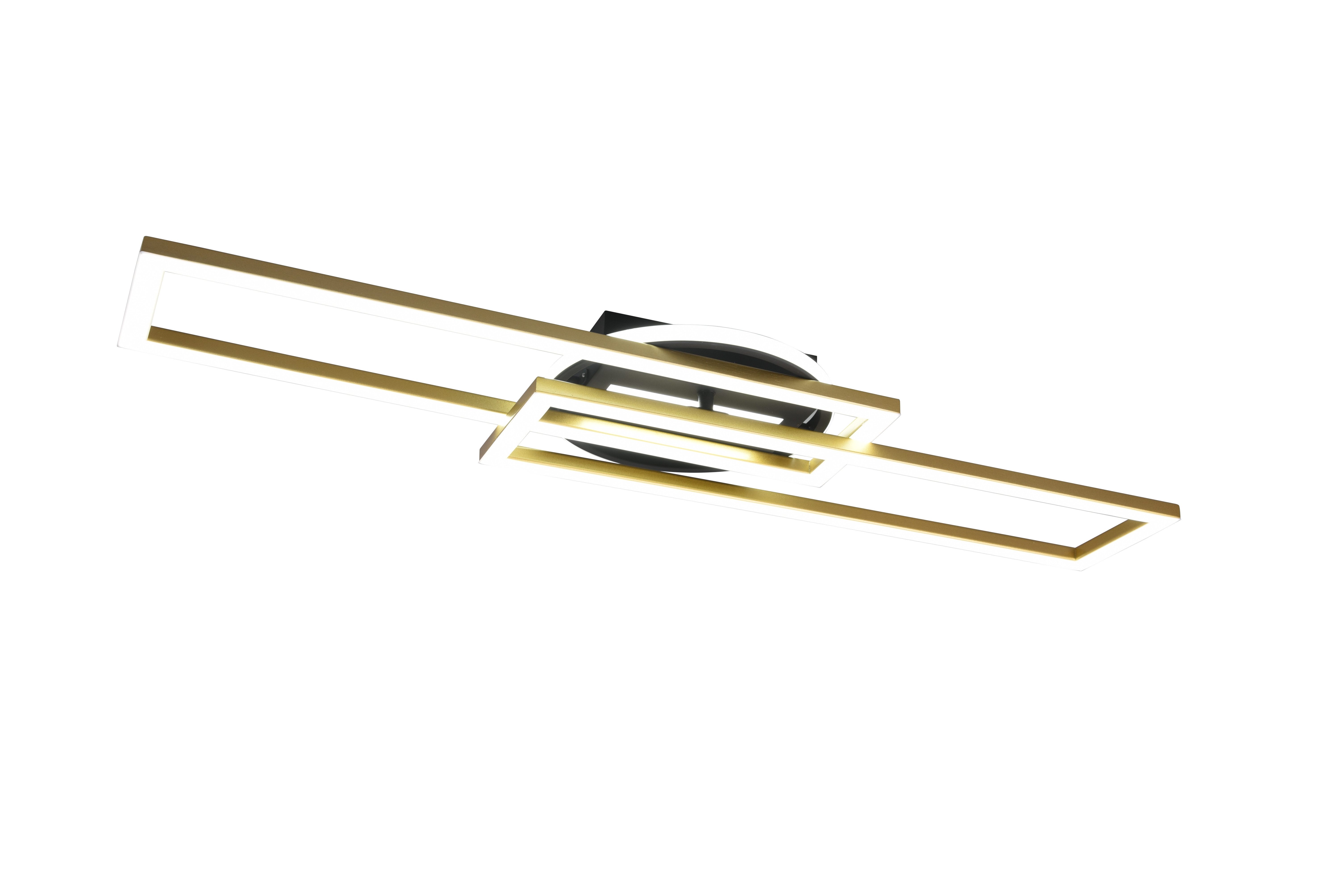 lightling LED Deckenleuchte Alister, LED fest integriert, warmweiß, dimmbar, schwenkbar, Lichtelemente individuell einstellbar