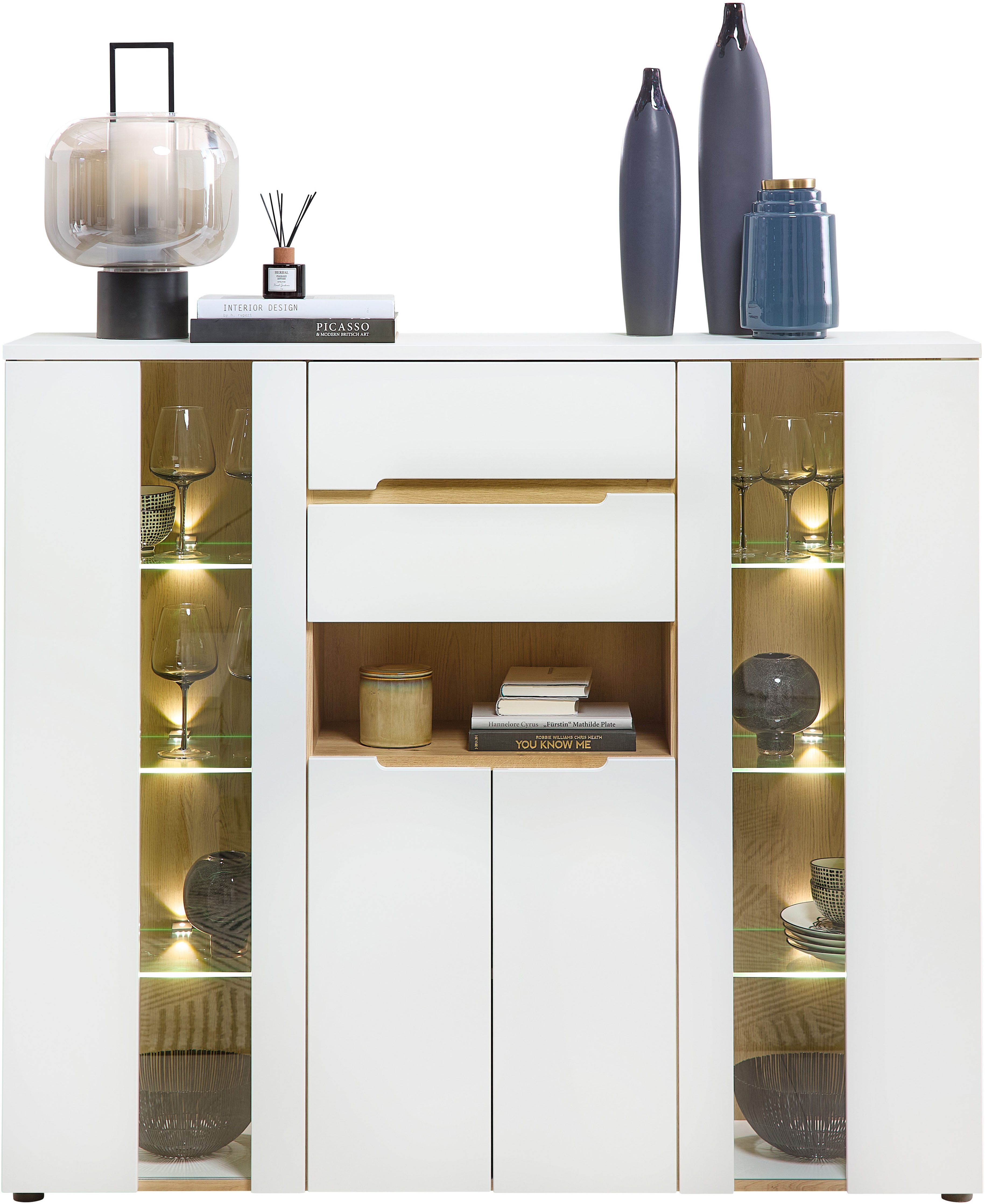 Highboard Memphis Highboard, 145x127x38cm (B/H/T)