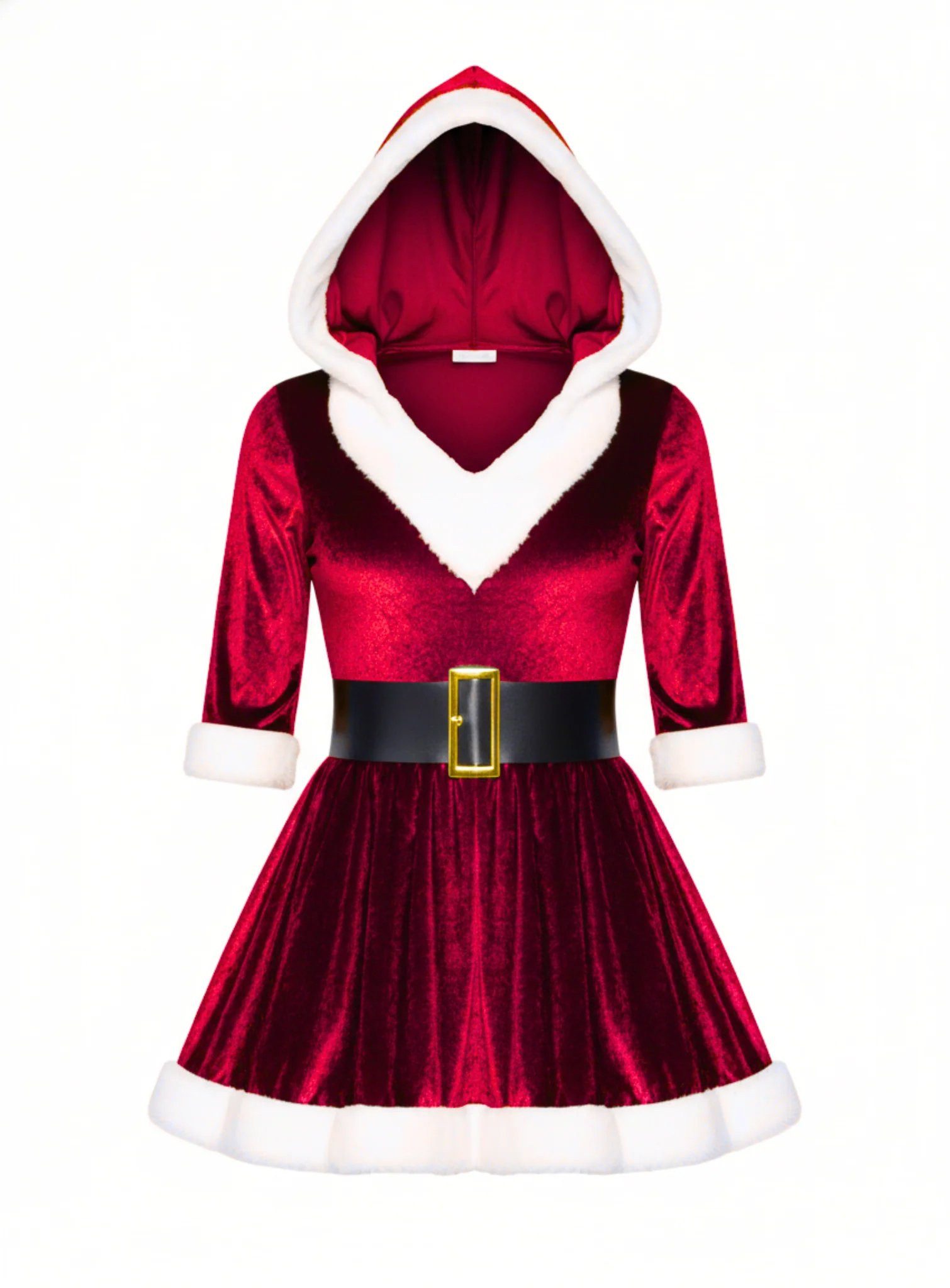 Leg Avenue Kostüm Nikoläusin, Zauberhaftes Weihnachtsfrau Kostüm für die Adventszeit