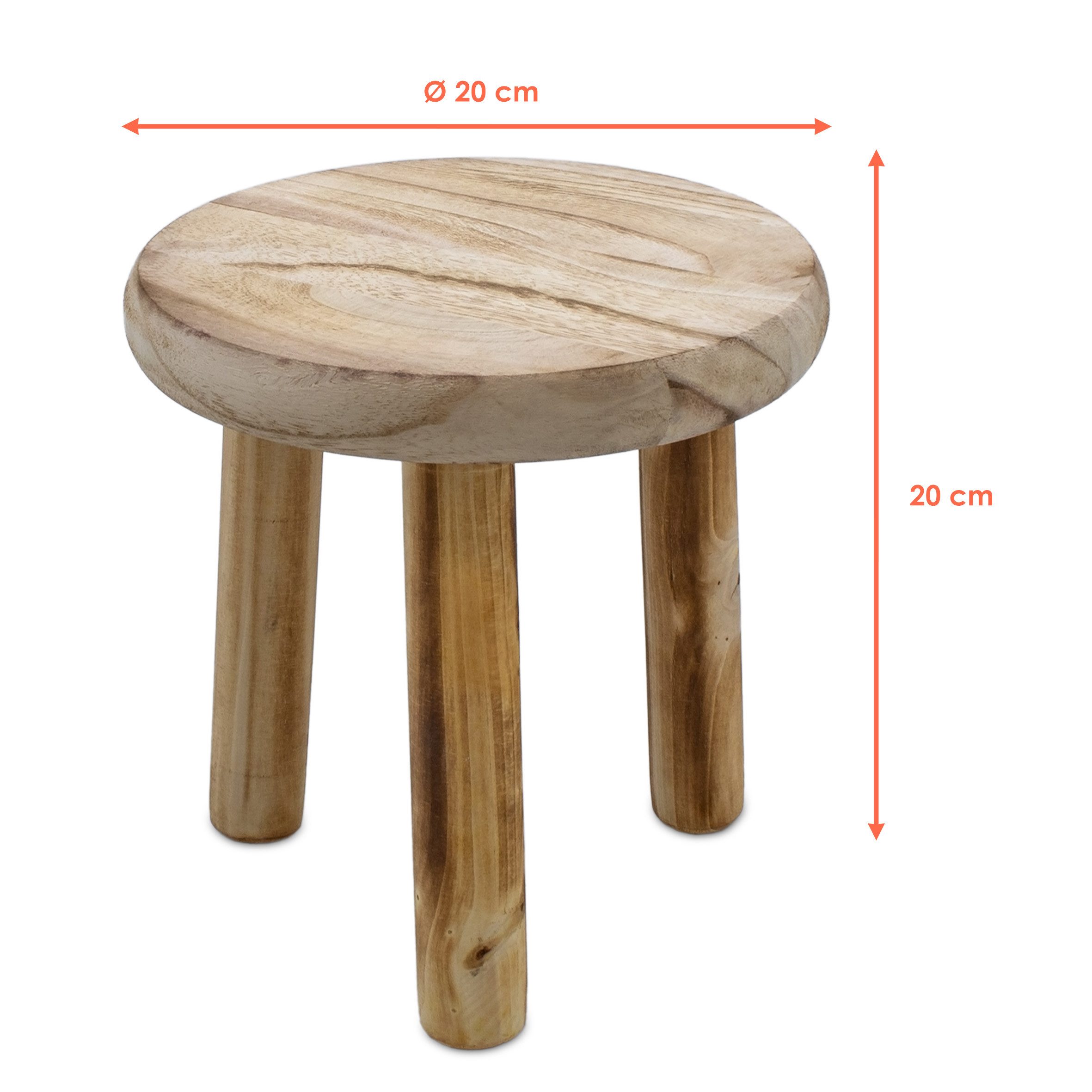Spetebo Blumenhocker aus Holz geflammt mit günstig online kaufen