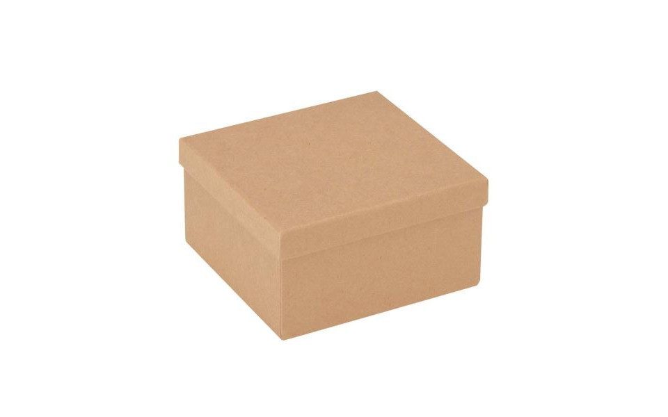 Glorex Geschenkbox Glorex Quadratbox /Pappe 125 x 125 x 65 mm