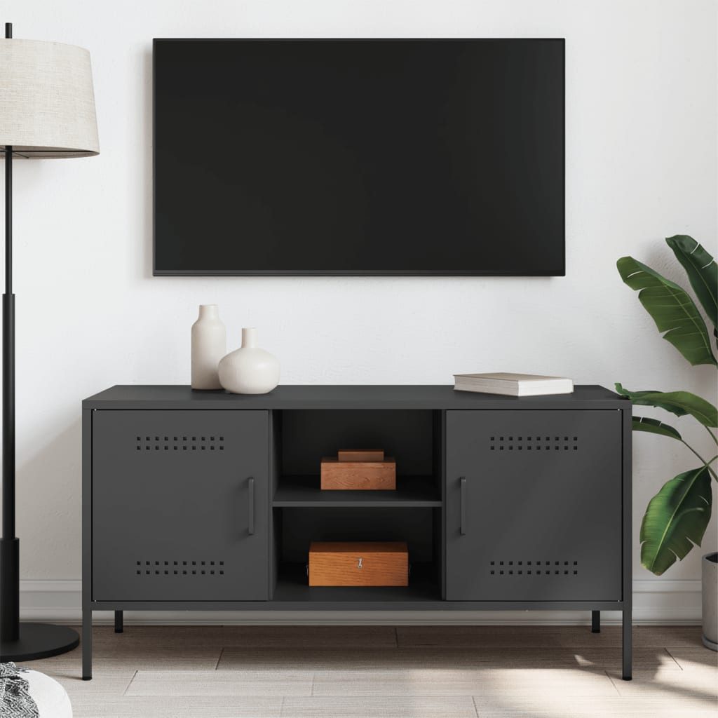 vidaXL TV-Schrank TV-Schrank Schwarz 100,5x39x50,5 cm günstig online kaufen