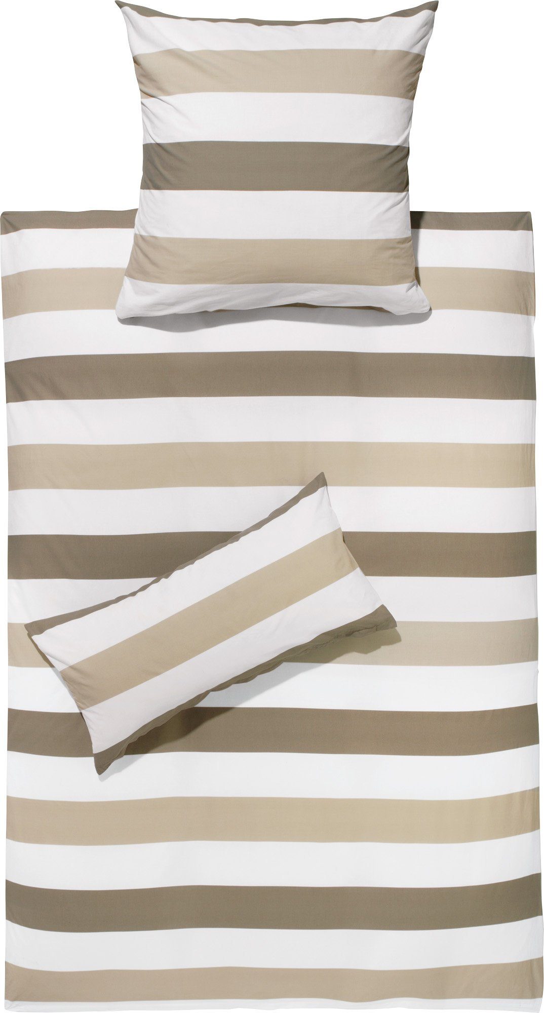 REDBEST Bettwäsche Bettwäsche, Renforcé, Streifen günstig online kaufen