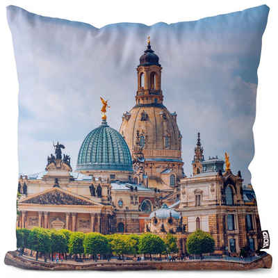 Kissenbezug, VOID (1 Stück), Sofa-Kissen Dresden Stadt Frauenkirche Reisen Urlaub Tourismus Landschaft Innenstadt Deutschland Altstadt Dom Geschichte Osten