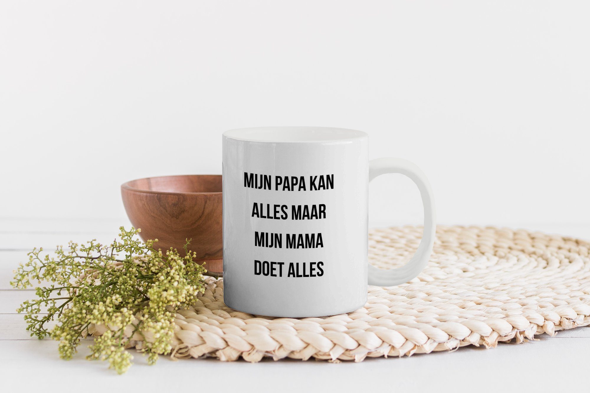 Papa Tasse Teetasse, Kaffeetassen, - Teetasse, Geschenk - Keramik, Sprichwörter Becher, - Zitat Mama, MuchoWow