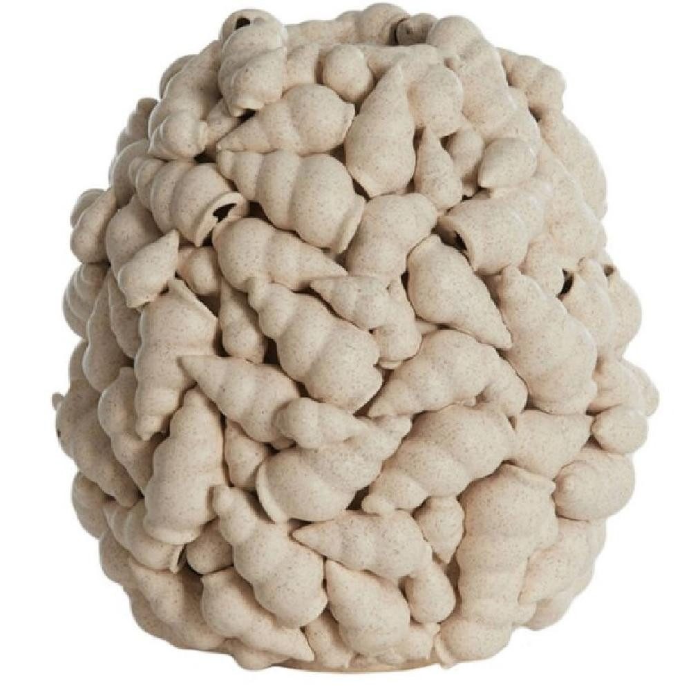 Light & Living Dekovase Vase mit Muscheln Georgia (30cm)