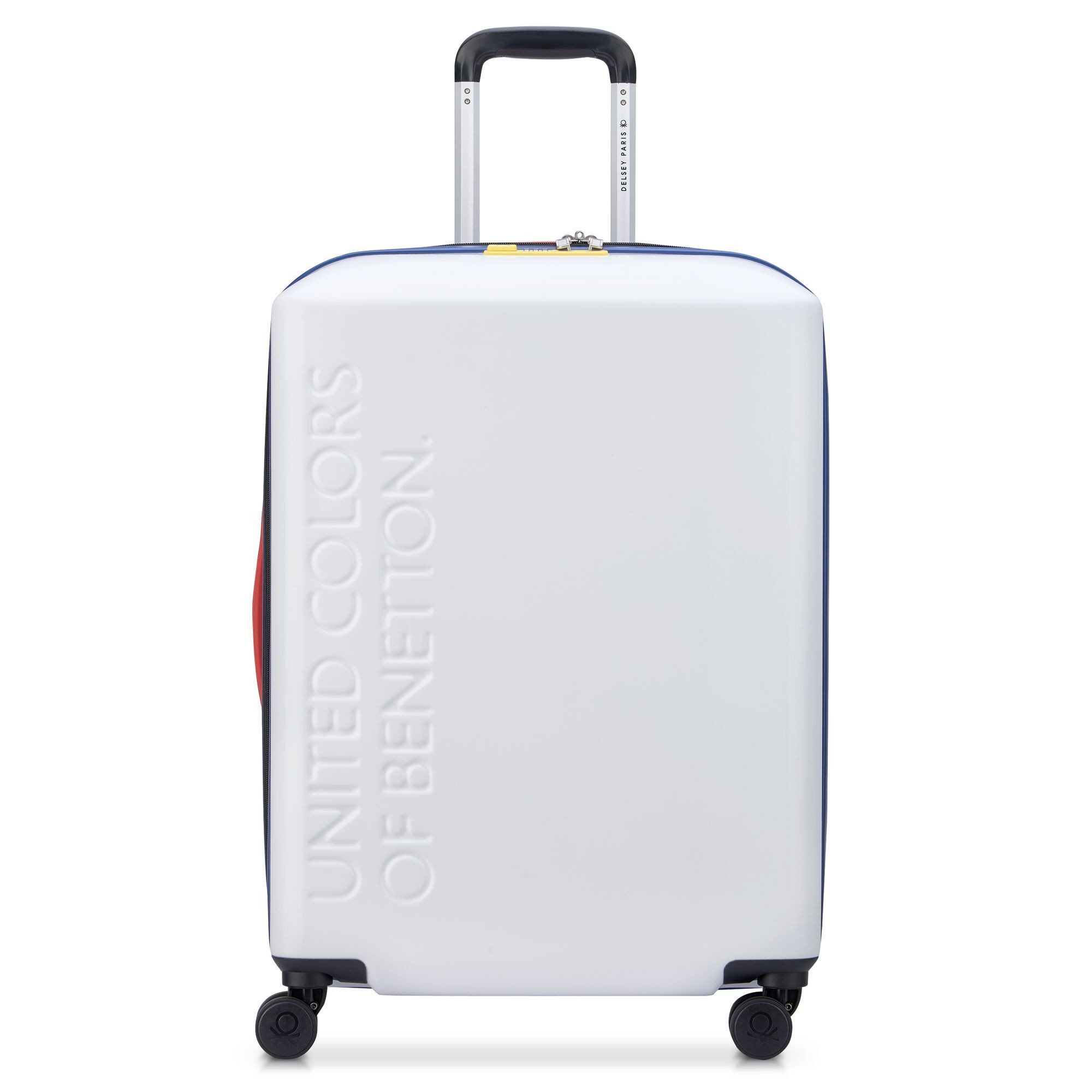 Delsey Paris Hartschalen-Trolley Delsey Paris x United Colors of Benetton, 4 Rollen, ABS