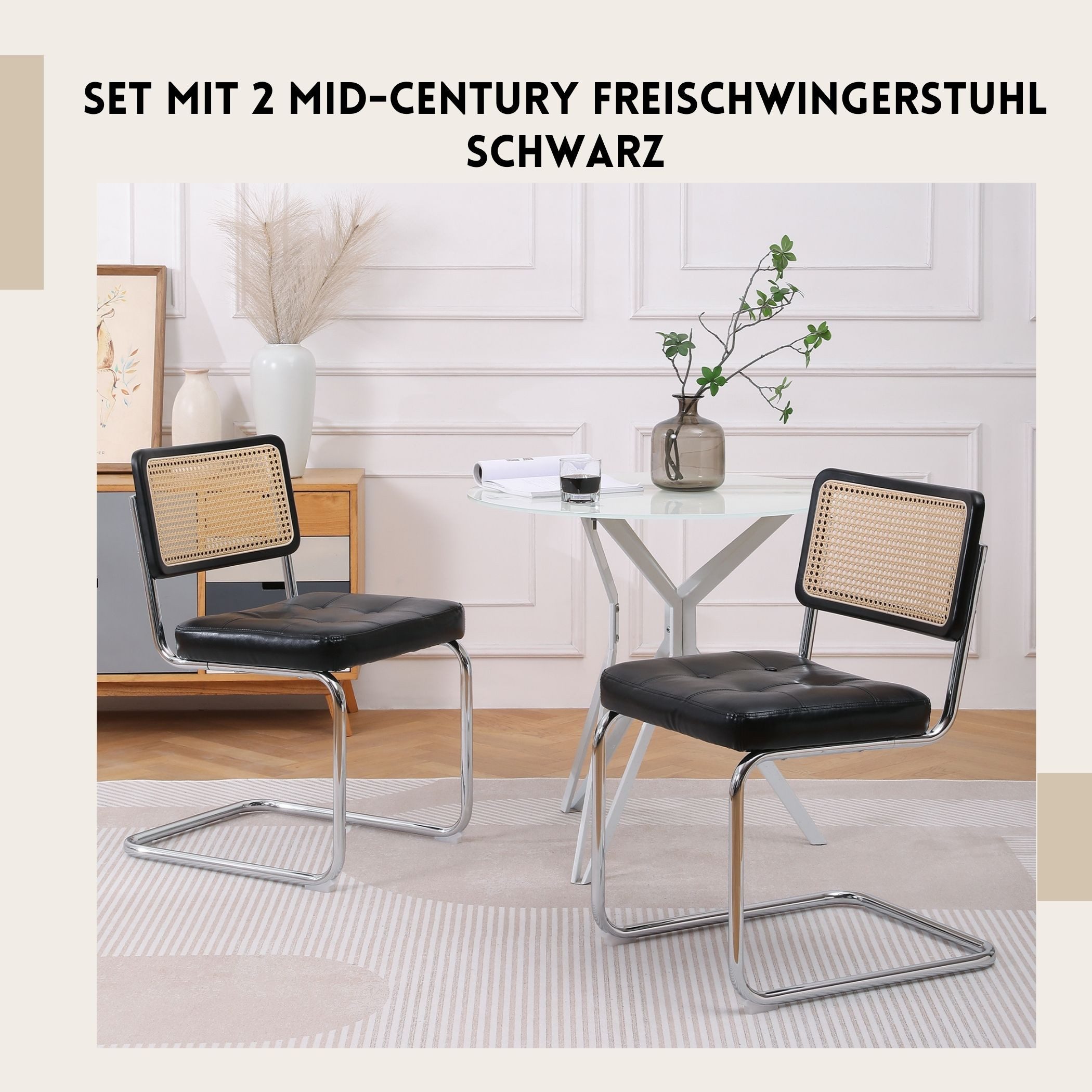 SeedWave Freischwinger mit Mid-Century Modern Design, günstig online kaufen