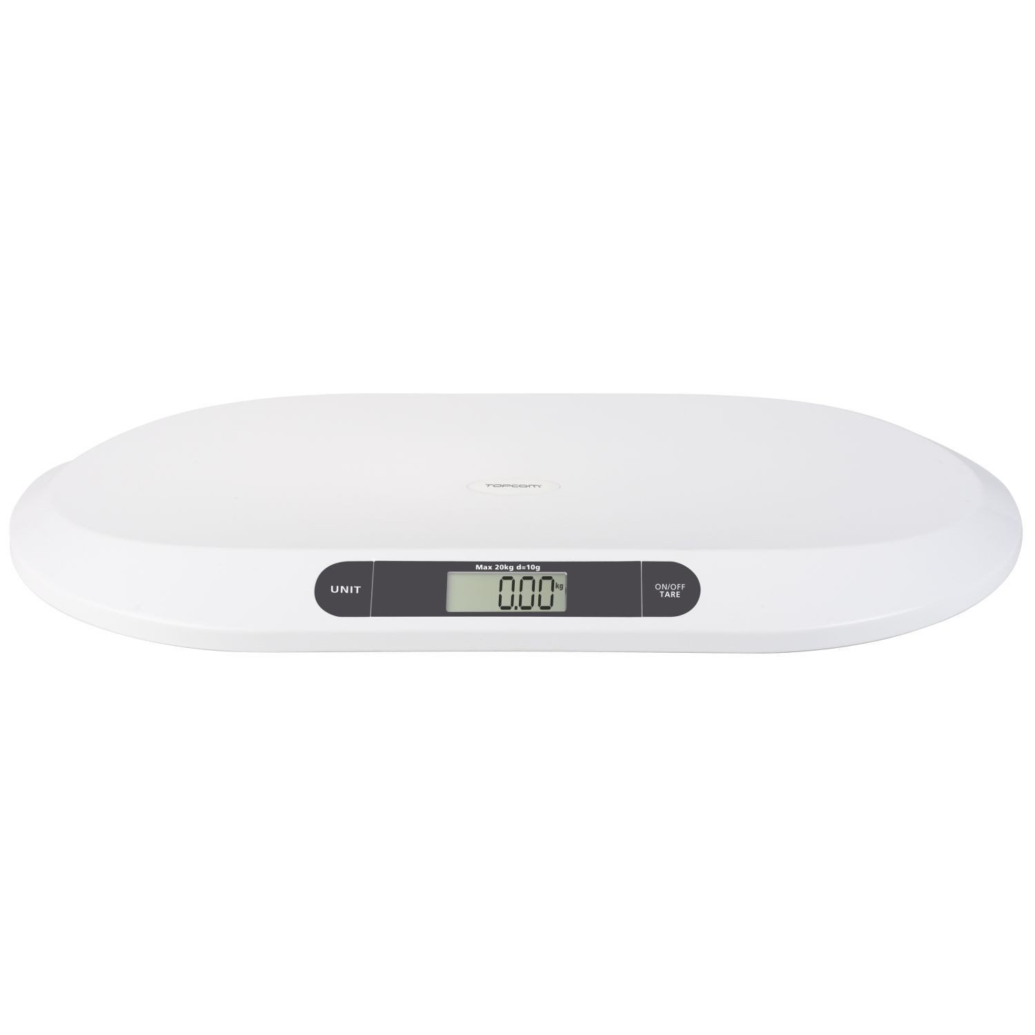 Topcom Personenwaage Babywaage bis 20 kg, leicht, robust, auch für Haustiere, Genauigkeit auf 10 g – Bild 3 von 3