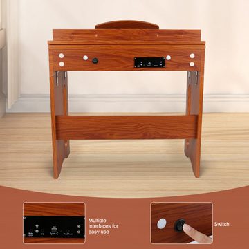TWSOUL Digitalpiano Kinderklavier, elektronische Tastatur, Klavier aus Holz, Stuhl mitbringen, 3D-Surround-Sound-Qualität