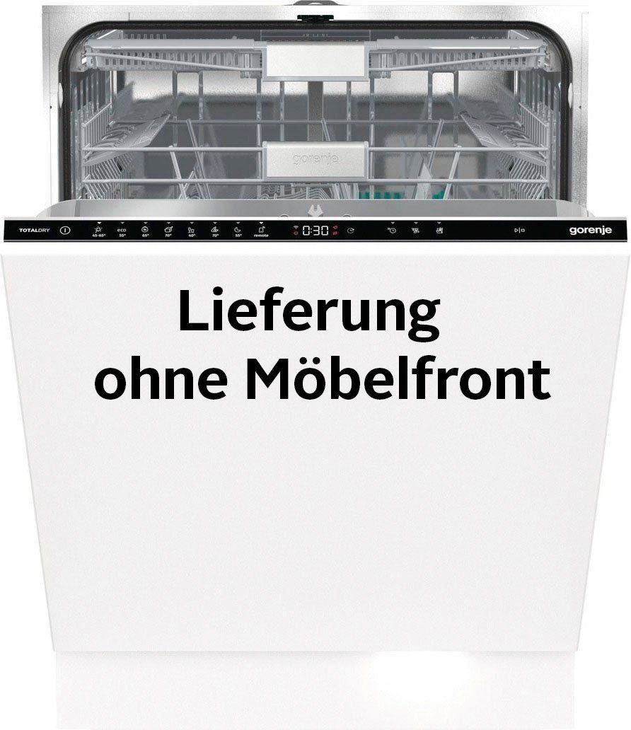 GORENJE vollintegrierbarer Geschirrspüler GV693C61AD, 16 Maßgedecke, Smarte Dosierung, Wifi