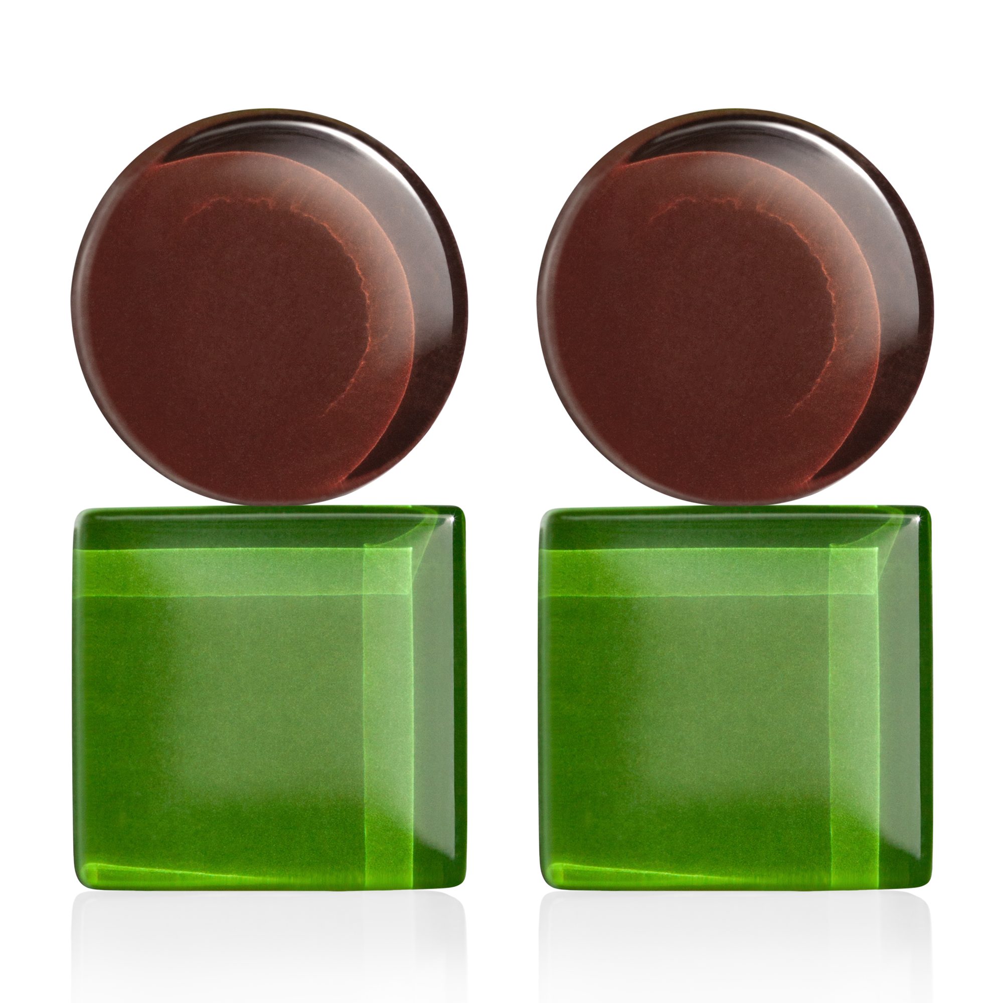 ALEXASCHA Paar Ohrclips Geometrische Clip Ohrringe im Bauhaus Design • Stat günstig online kaufen