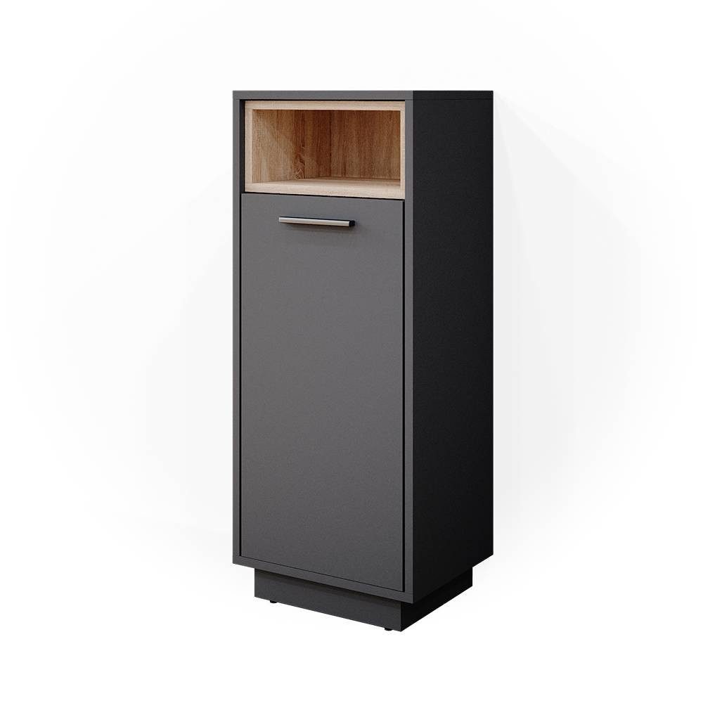 Vicco Midischrank Beatrice, Anthrazit, 38 x 93 cm