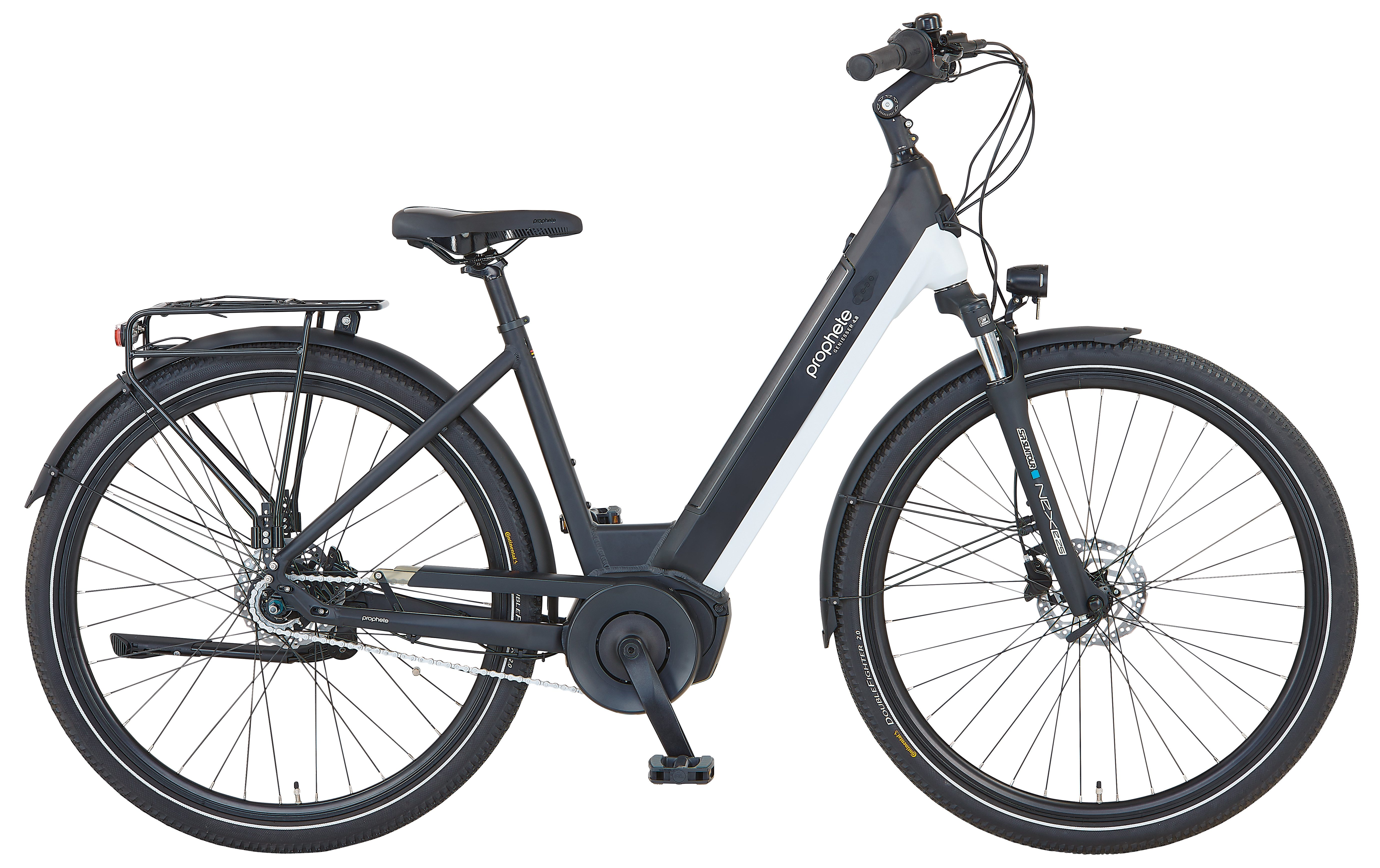 Prophete E-Bike Cityrad Geniesser 4.8, 7 Gang Shimano Nexus Schaltwerk, Nabenschaltung, Mittelmotor, 540 Wh, Pedelec, Elektrofahrrad für Damen u. Herren