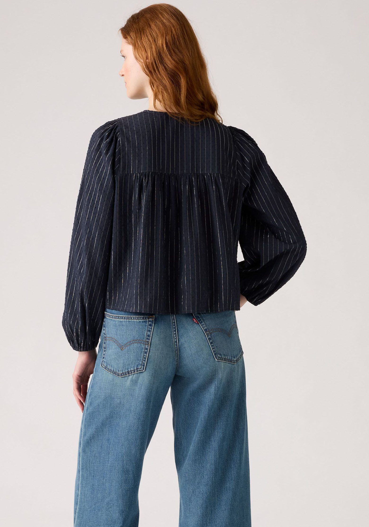 Levi's® Klassische Bluse JOSEPHINE LS HOLI mit elastischem Bund
