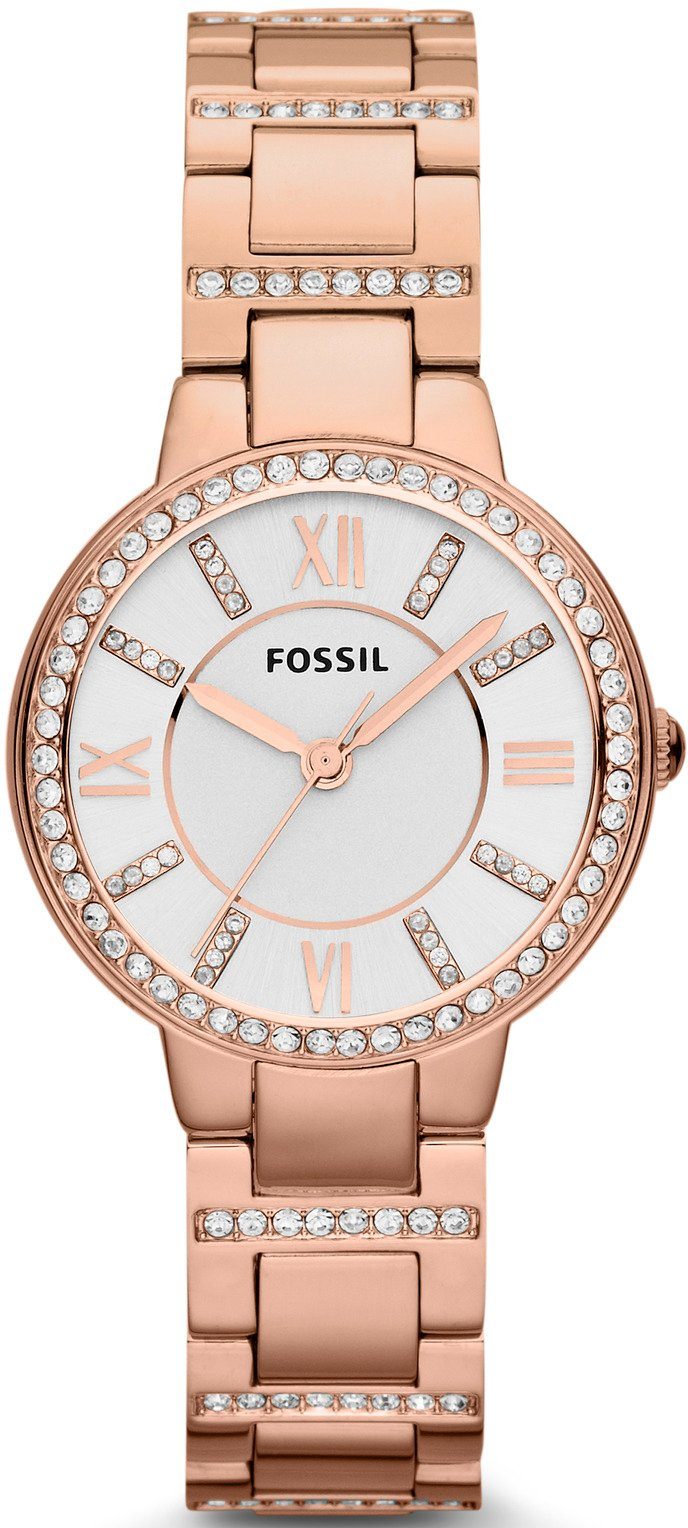Fossil Quarzuhr VIRGINIA ES3284, Armbanduhr, Damenuhr, günstig online kaufen