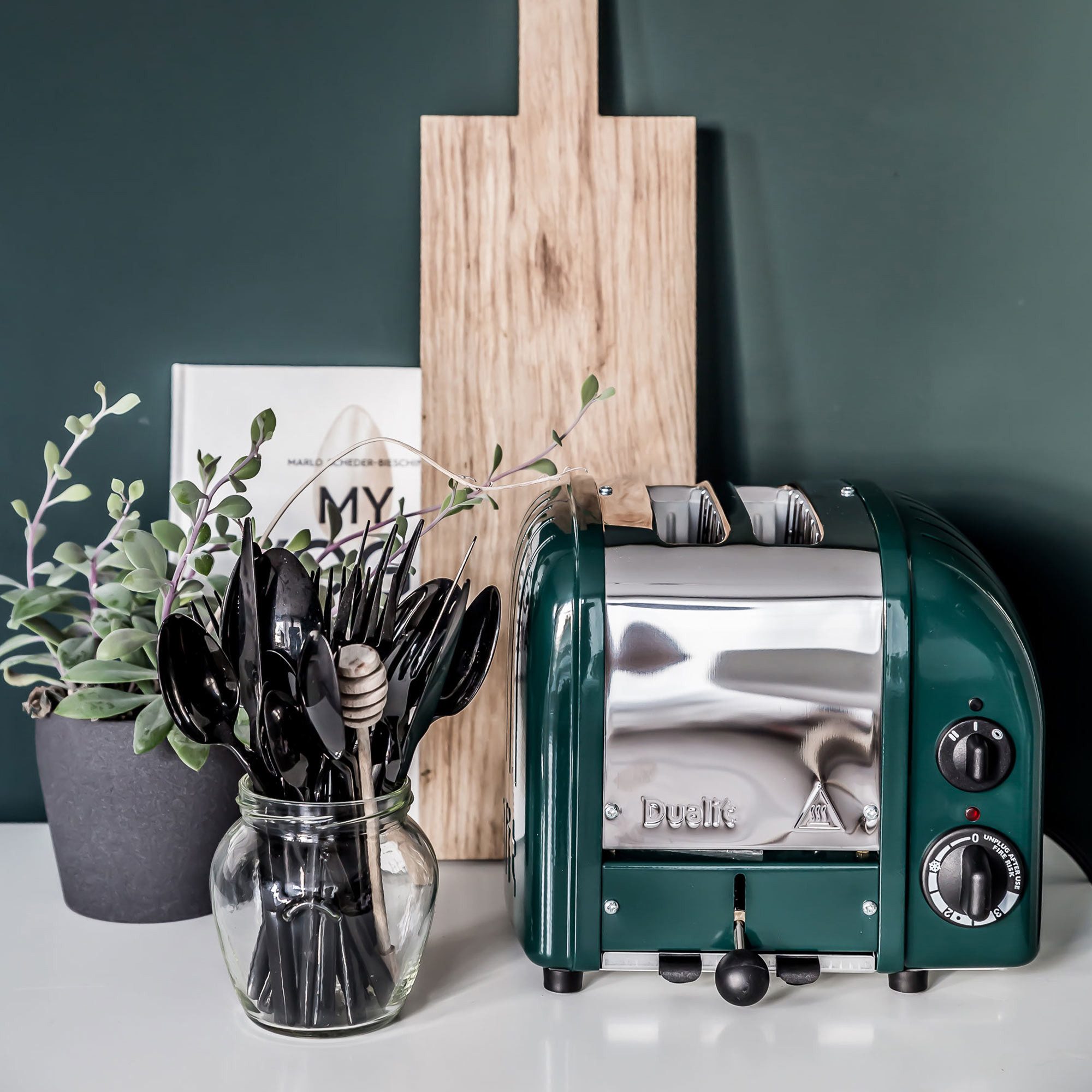 Dualit Toaster Dualit Paket 2, 2er Toaster mit Sandwichzange und Brötchenaufsatz