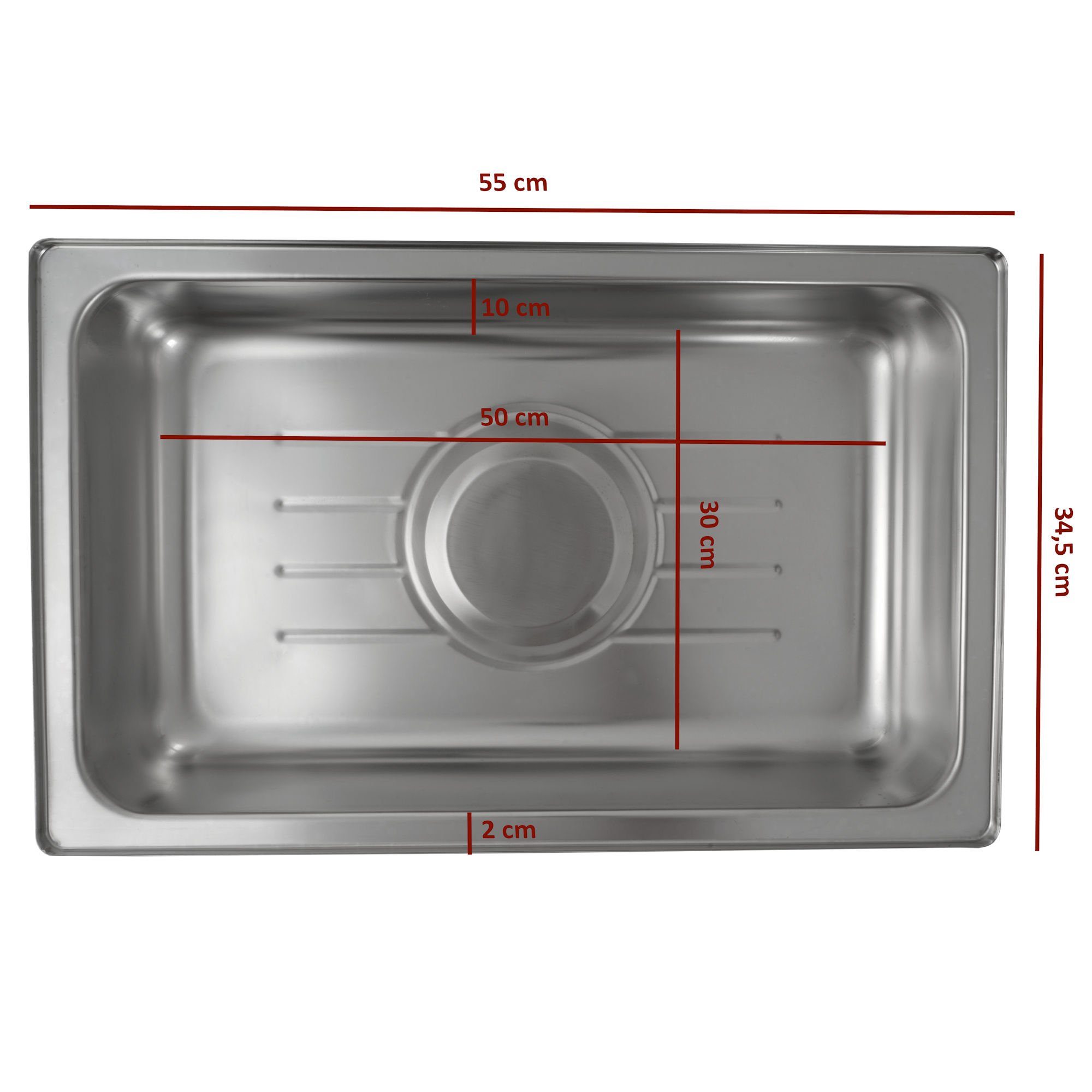 Mahlzeit Speisenwärmer Elektrischer Edelstahl Chafing Dish für GN 1/1, 9 Liter, bis 80°C mit – Bild 2 von 5