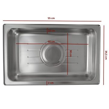 Mahlzeit Speisenwärmer Elektrischer Edelstahl Chafing Dish für GN 1/1 Behälter