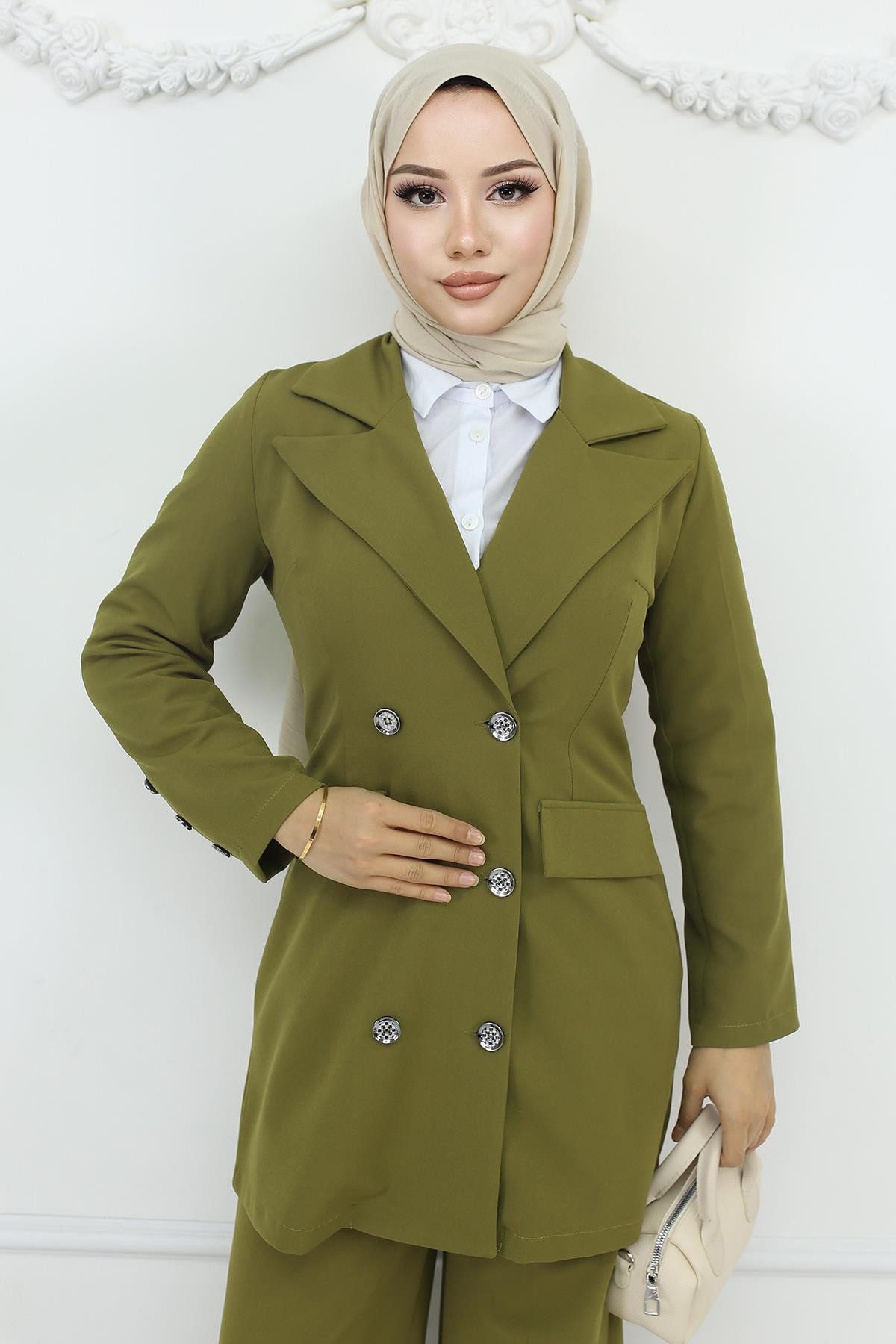 MODAMİHRAM Blusentop KleidJacket Anzug günstig online kaufen