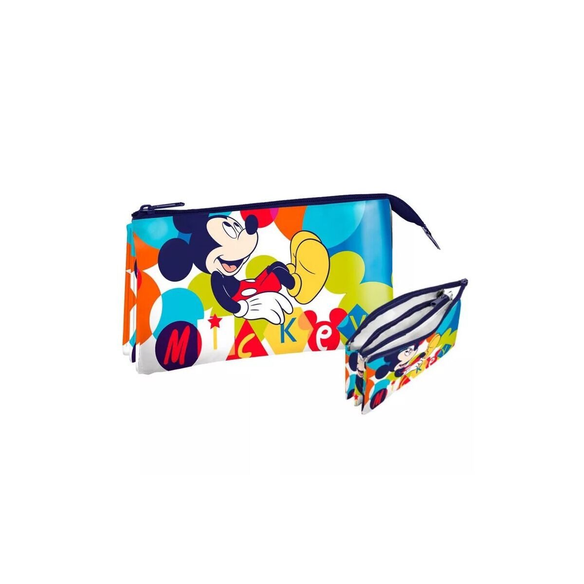 Disney Federmäppchen Disney Mickey Kinder-Necessaire, Federtasche 3 Fächer