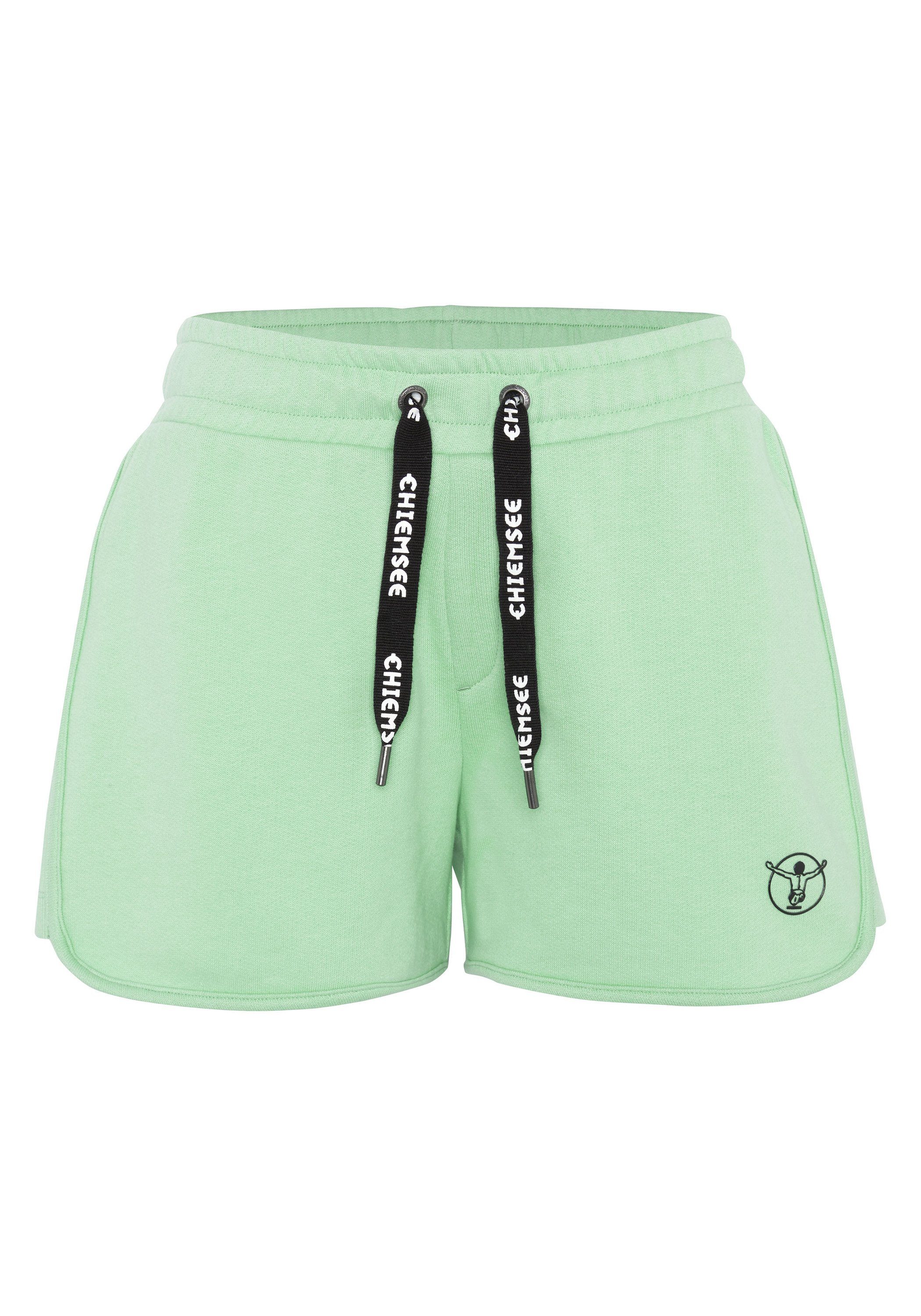 Chiemsee Sweatshorts Sweat-Shorts mit breitem Green Neptune Bund 1
